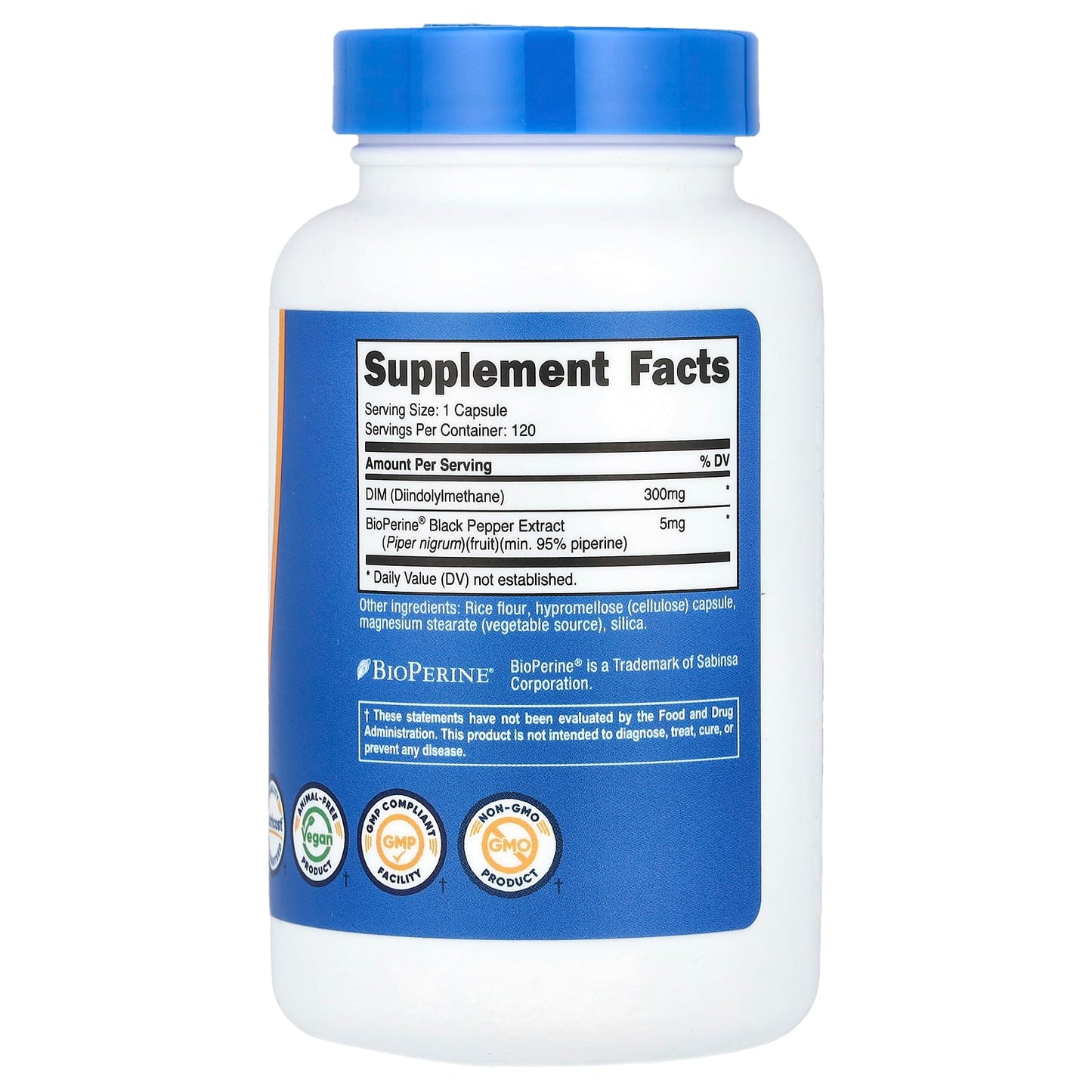 Nutricost, DIM , 300 mg, 120 Capsules - Image 2