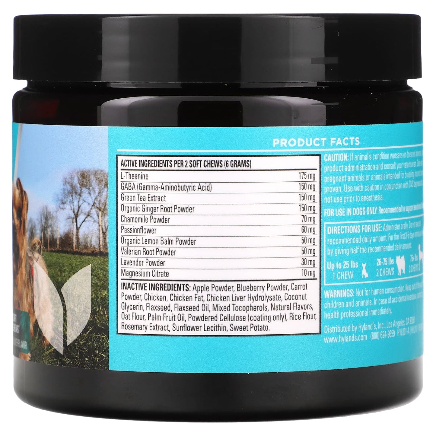 Hyland's Naturals Calm & Balance for Dogs - 90 Soft Chews - Image 2