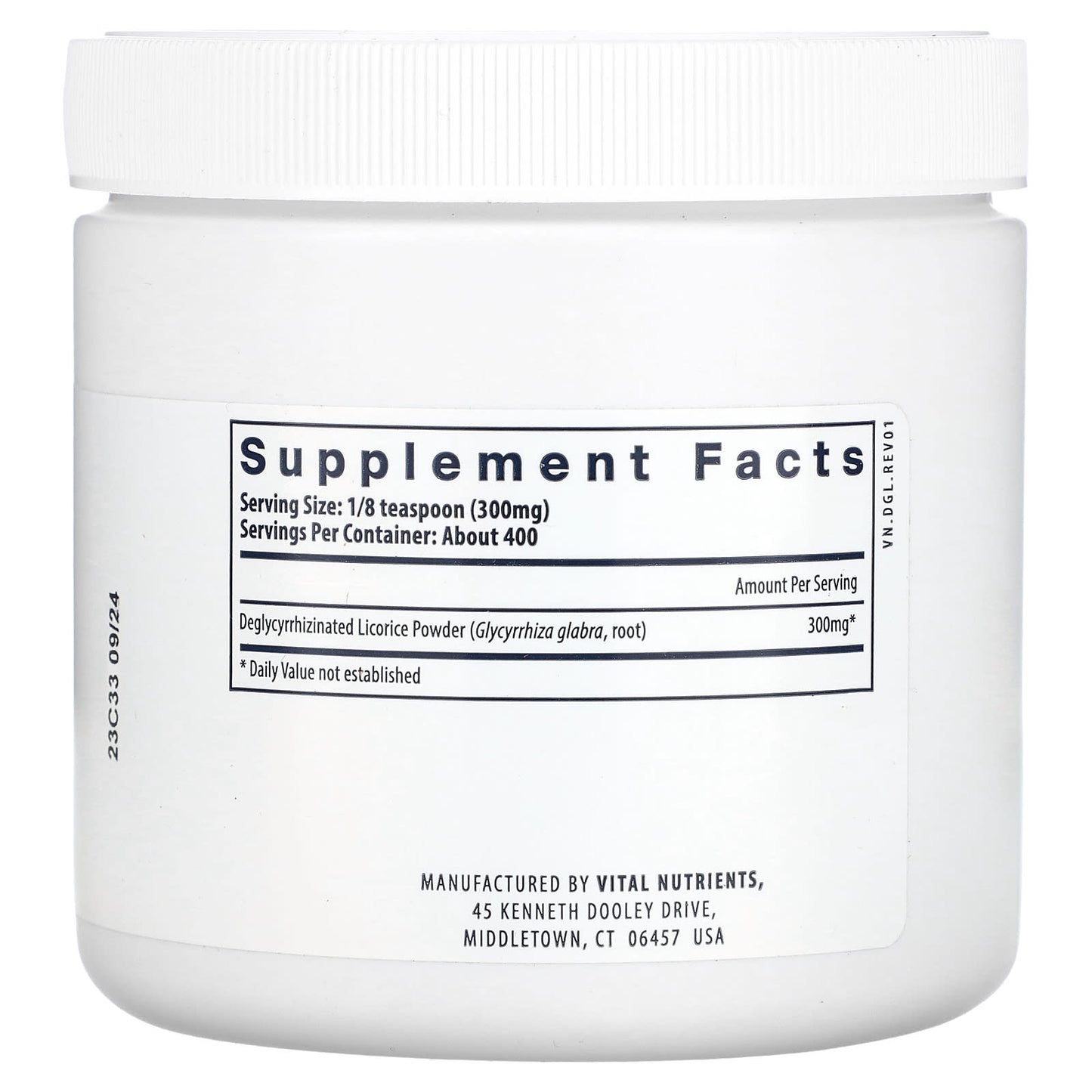 Vital Nutrients, DGL Powder, 4 oz (120 g) - Image 2