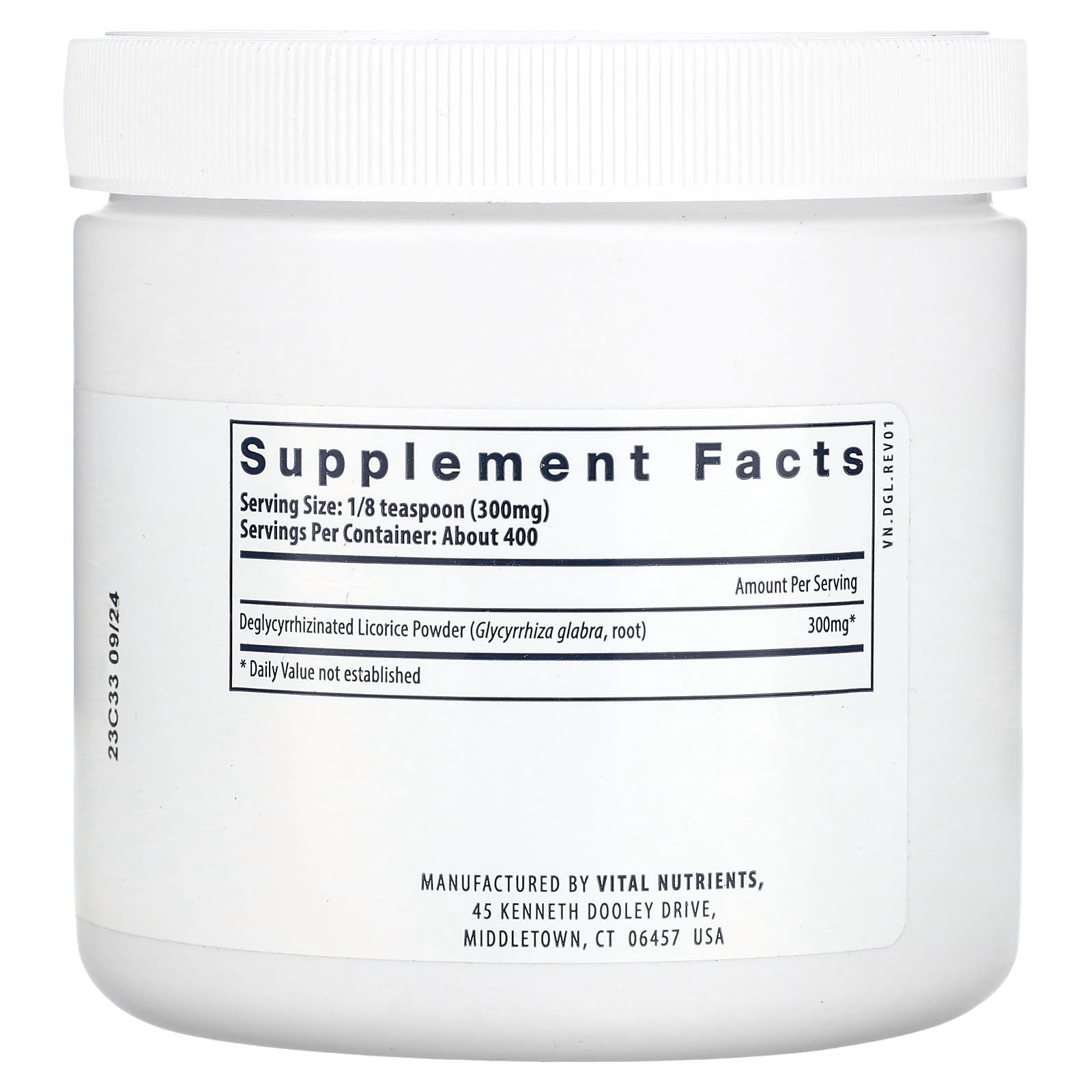 Vital Nutrients, DGL Powder, 4 oz (120 g) - Image 2