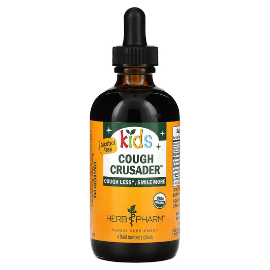 Organic Cough Relief for Kids, USDA Certified - Herb Pharm - Image 1