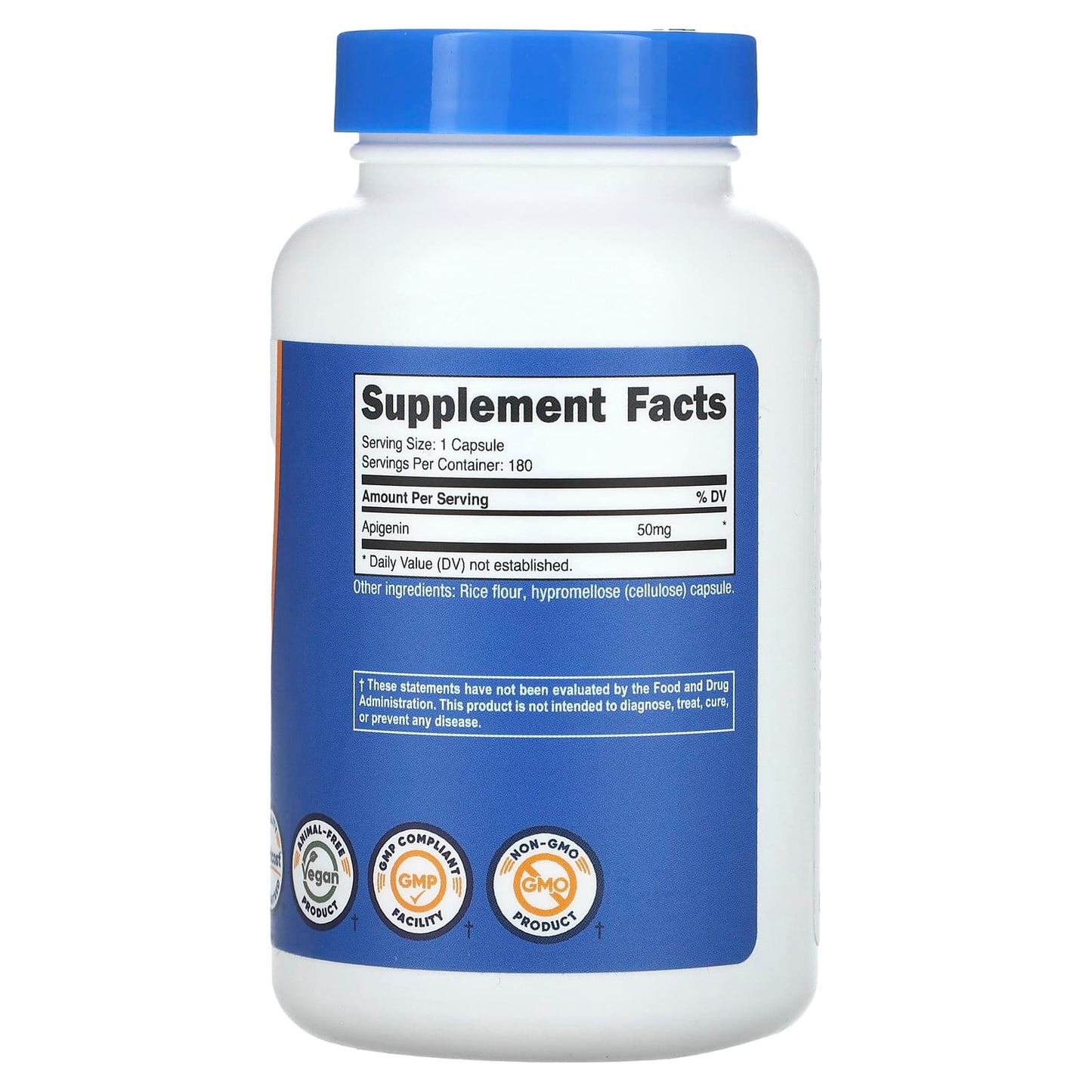 Nutricost, Apigenin, 50 mg, 180 Capsules - Image 2