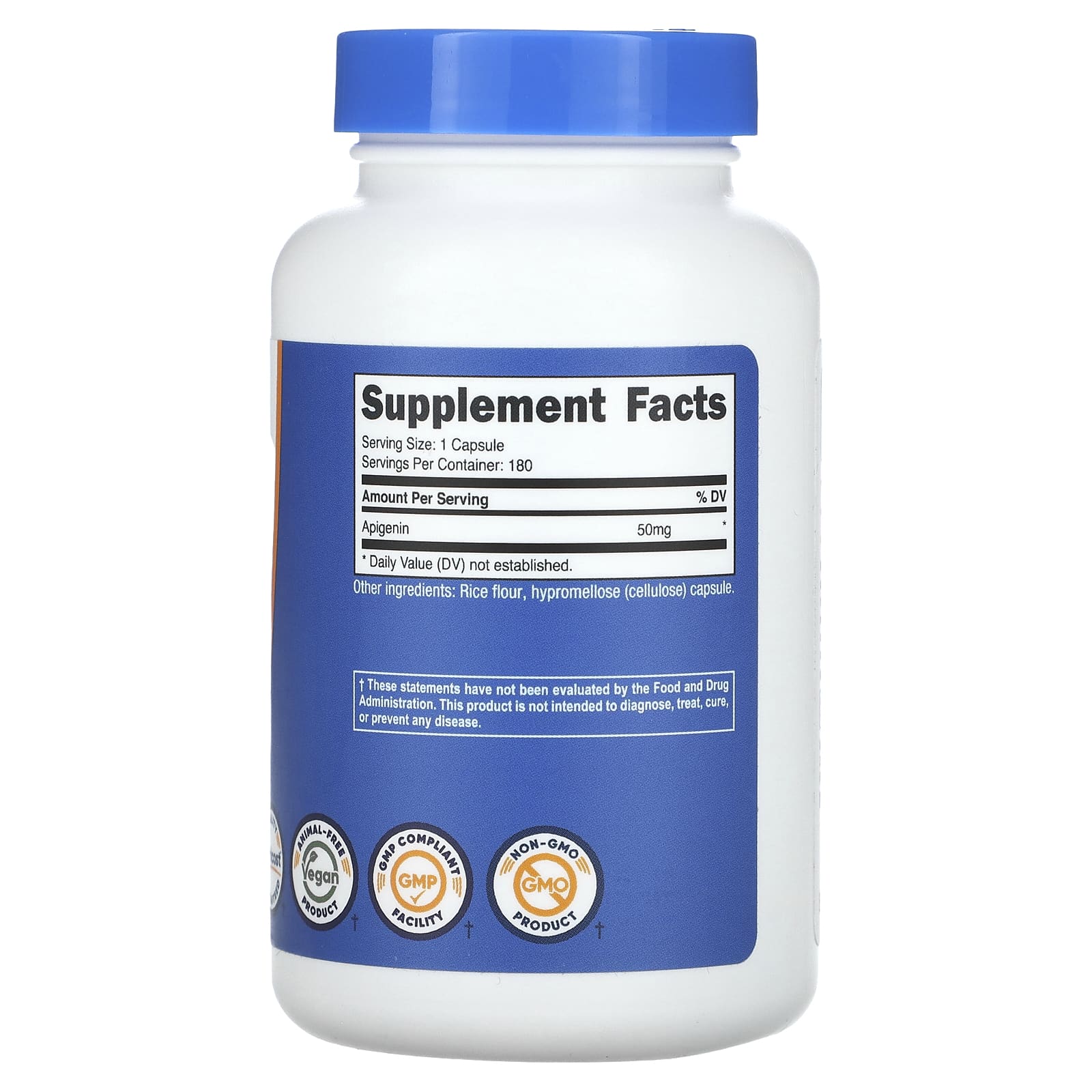 Nutricost, Apigenin, 50 mg, 180 Capsules - Image 2