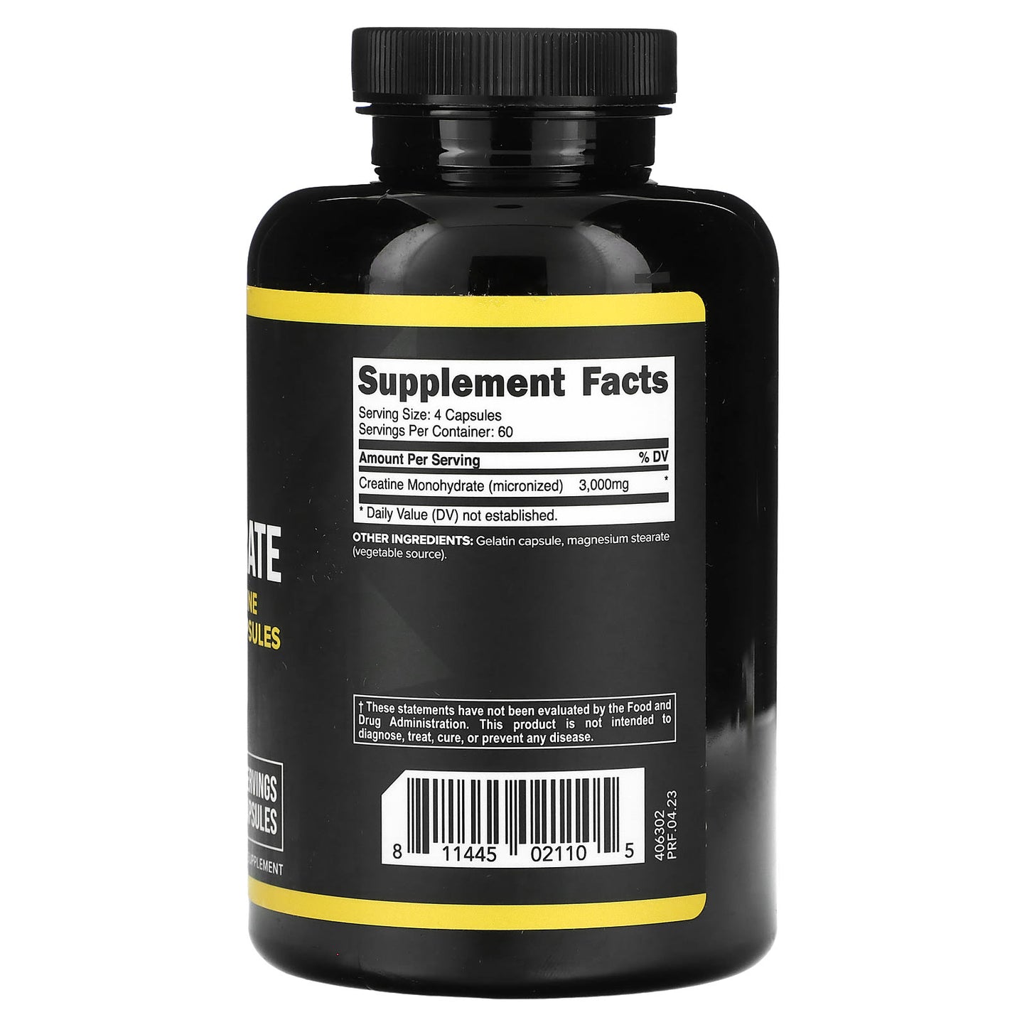 Primaforce, Creatine Monohydrate, 240 Capsules (750 mg per Capsule) - Image 2