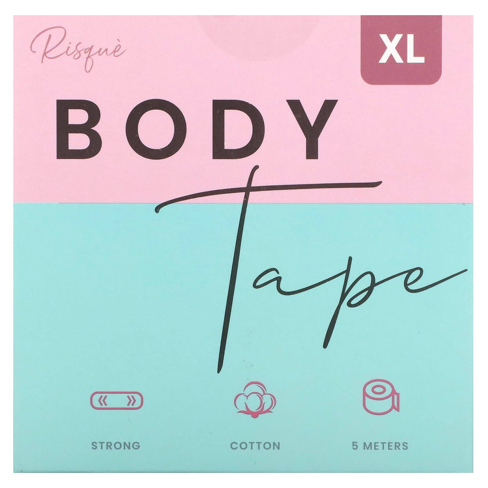 Risque, Body Tape XL, Black, 1 Roll, 5 Meters - Image 1