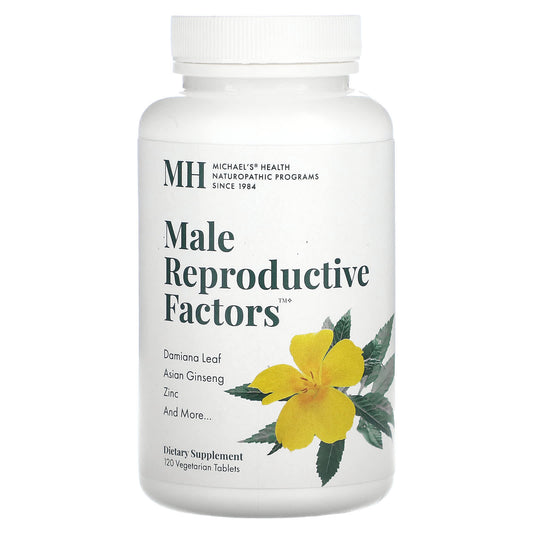 Michael's Health, Male Reproductive Factors, 120 Vegetarian Tablets - Image 1