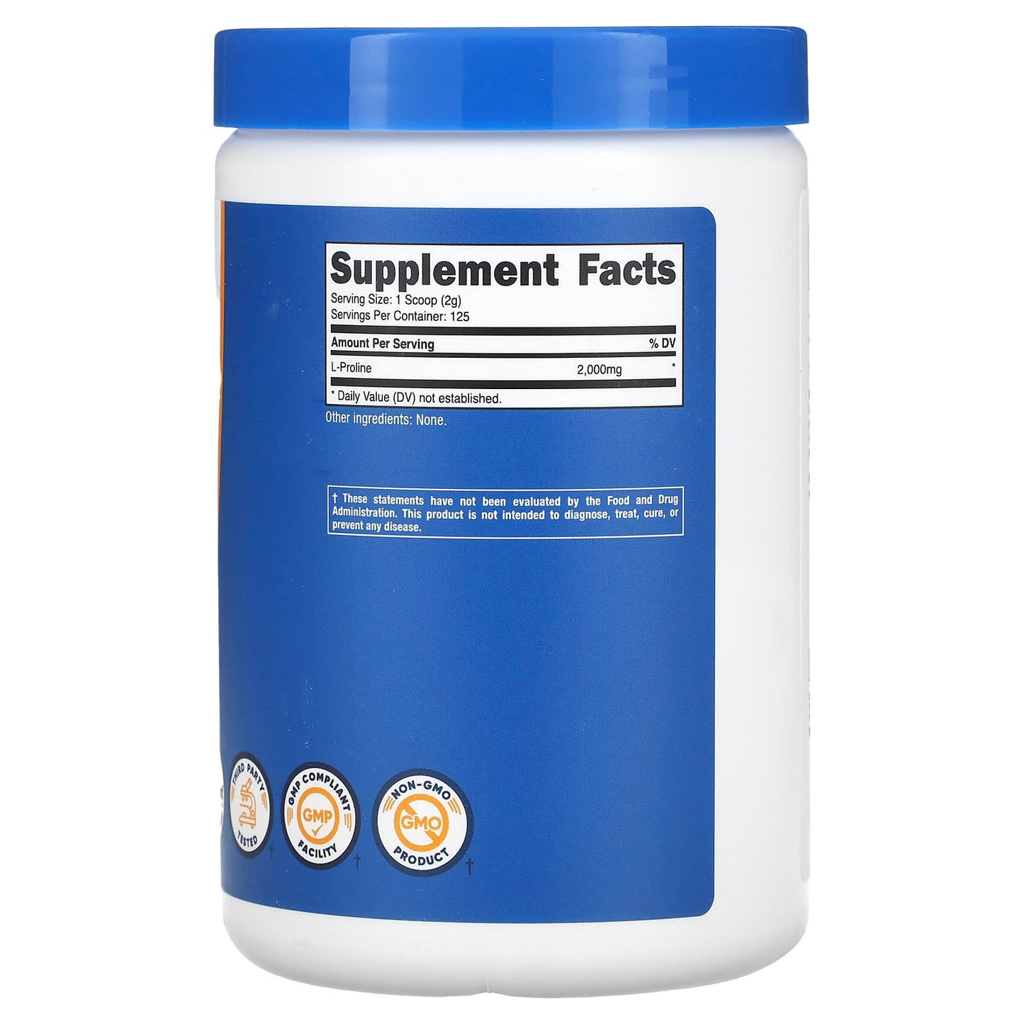 Nutricost, L-Proline, Unflavored, 8.8 oz (250 g) - Image 2