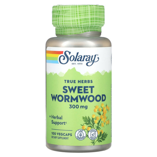 Solaray, Sweet Wormwood, 300 mg, 100 VegCaps - Image 1