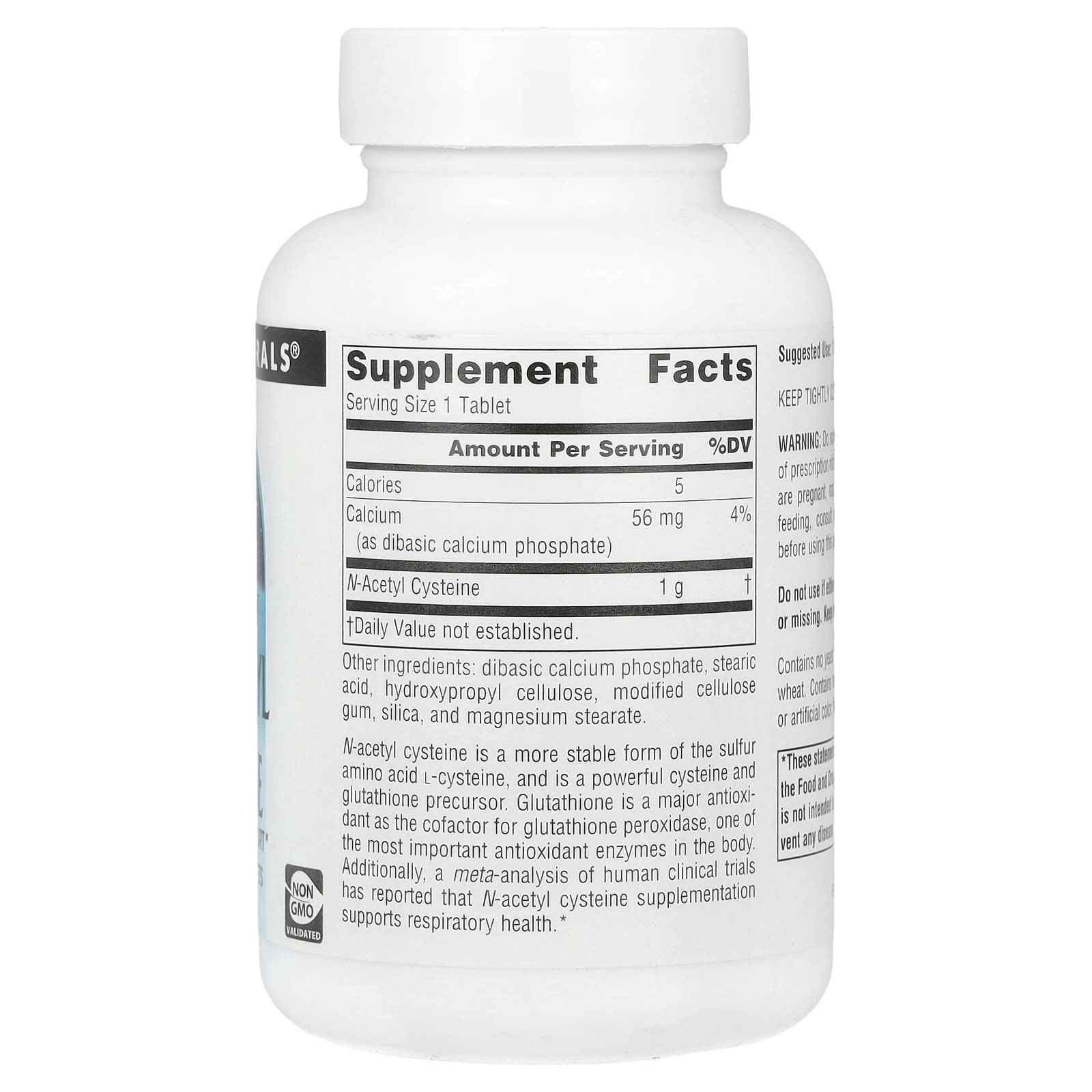 Source Naturals, N-Acetyl Cysteine, 60 Tablets