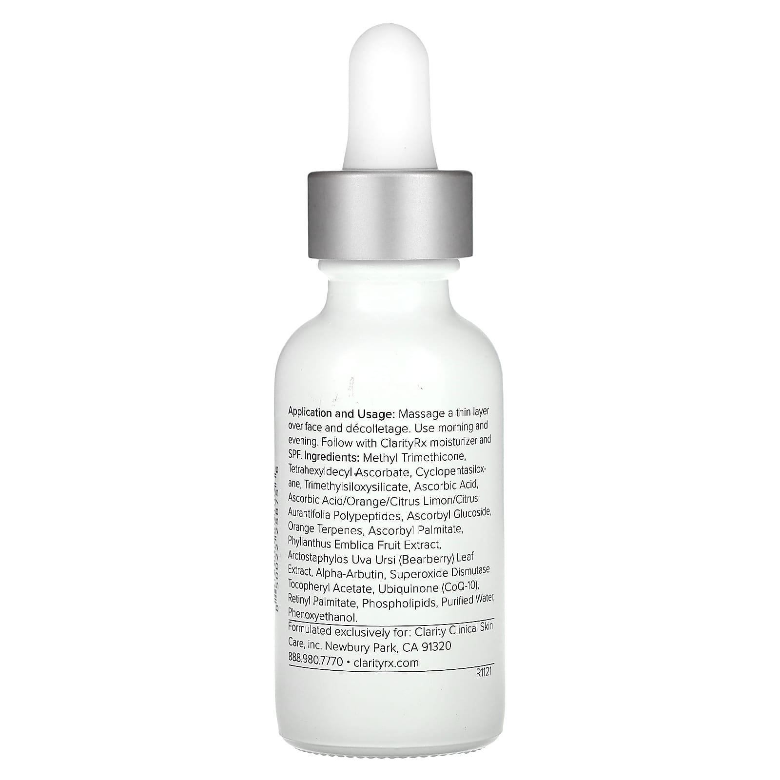 ClarityRx Vitamin C Serum for Brighter, Smoother Skin - 1 fl oz - Image 2