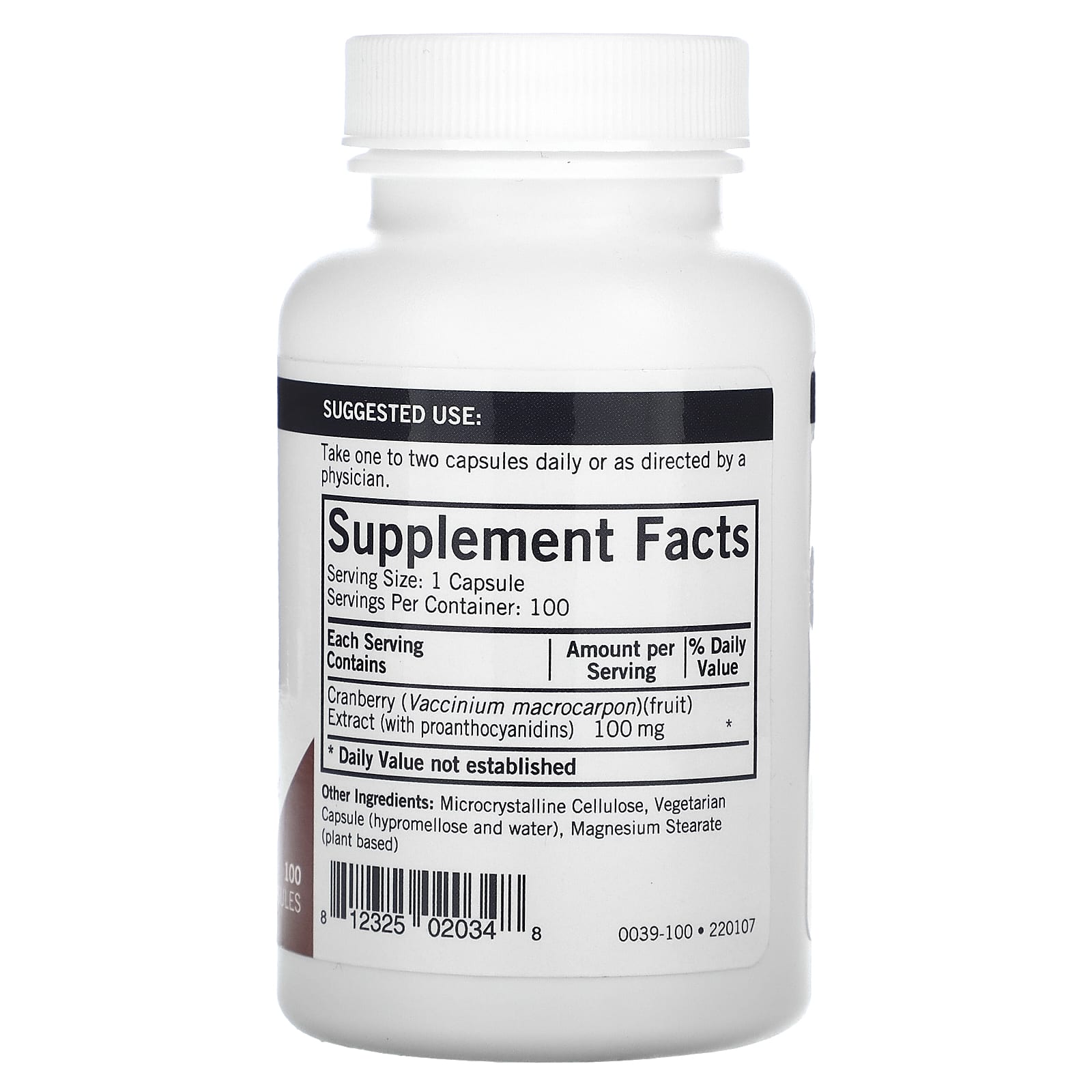 Kirkman Labs, Cranberry Super Antioxidant, 100 Capsules (100 mg per Capsule) - Image 2