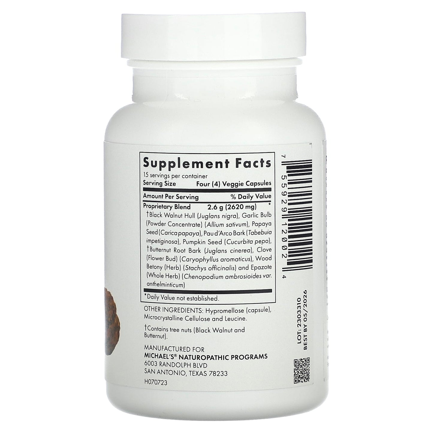 Michael's Health, Black Walnut Hull Complex, 60 Vegan Capsules - Image 2