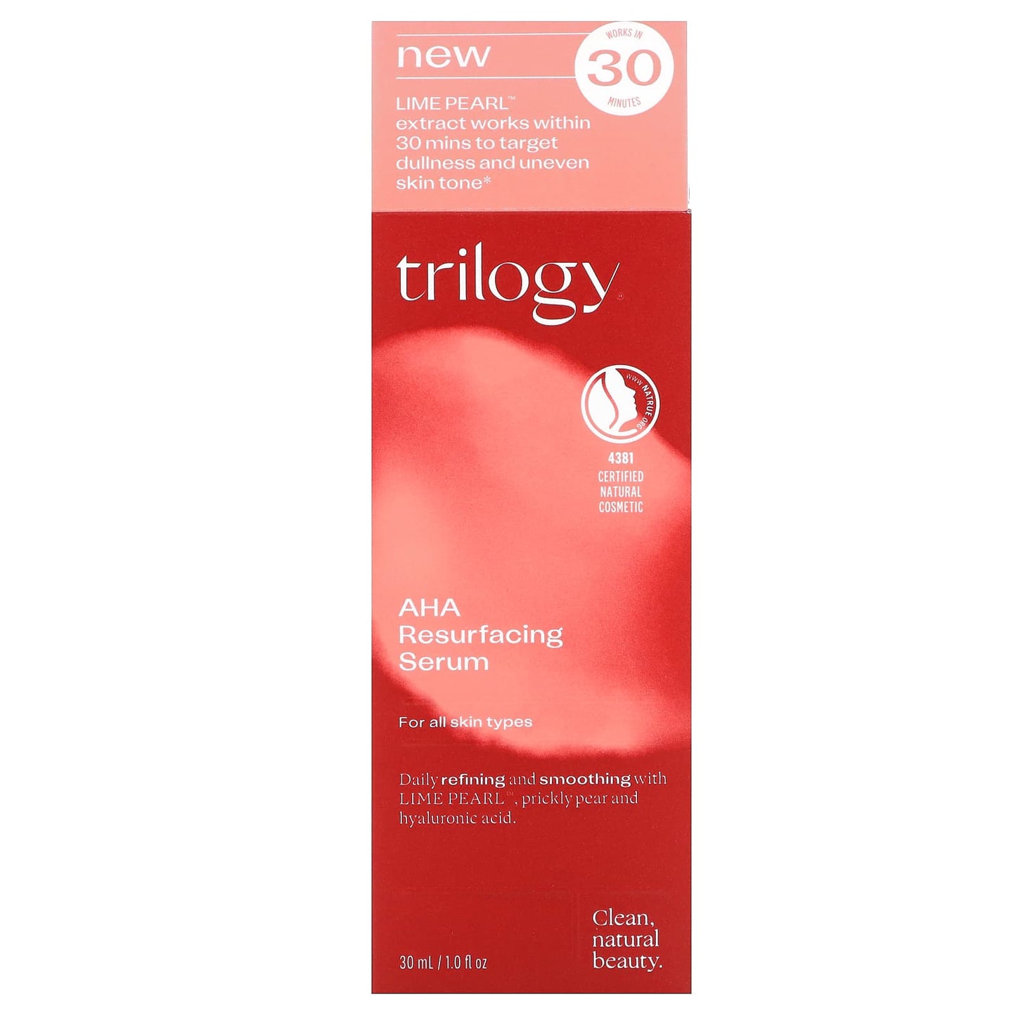 Trilogy, AHA Resurfacing Serum, 1 fl oz (30 ml) - Image 2