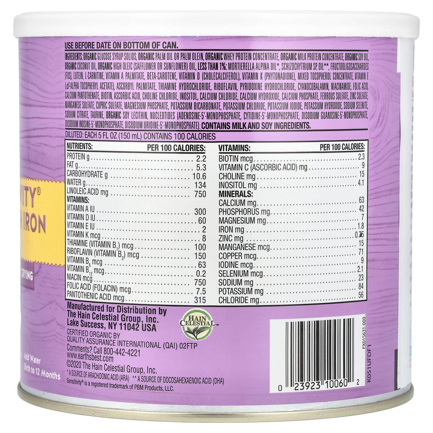 Organic Infant Formula with Iron for Fussy Babies | Earth's Best - Image 2