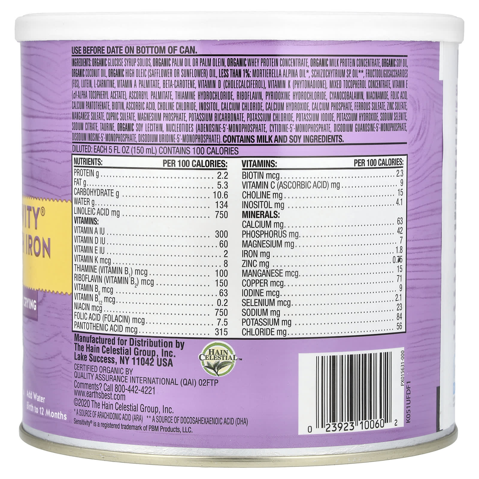 Organic Infant Formula with Iron for Fussy Babies | Earth's Best - Image 2