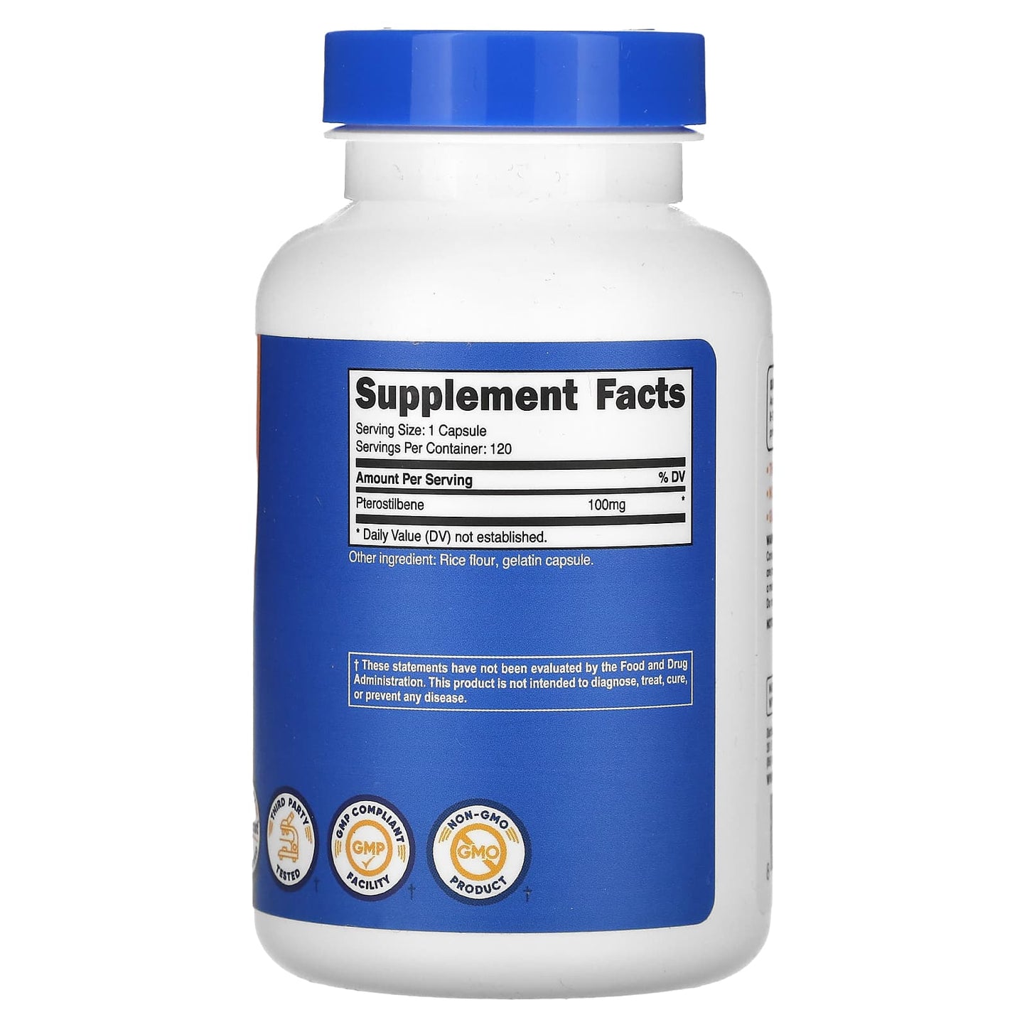 Nutricost, Pterostilbene, 100 mg, 120 Capsules - Image 2