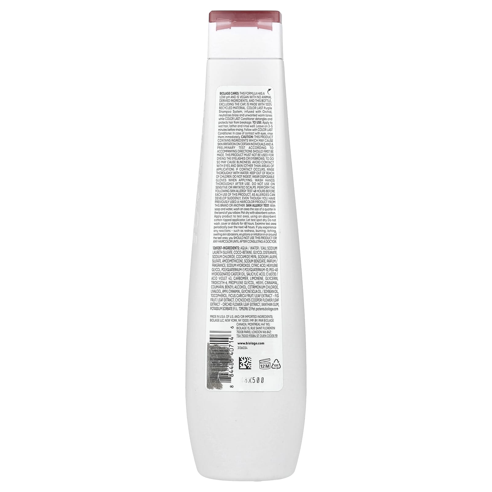 Purple Shampoo for Blonde Hair - Color Last, Long-Lasting Color, 13.5 fl oz - Image 2