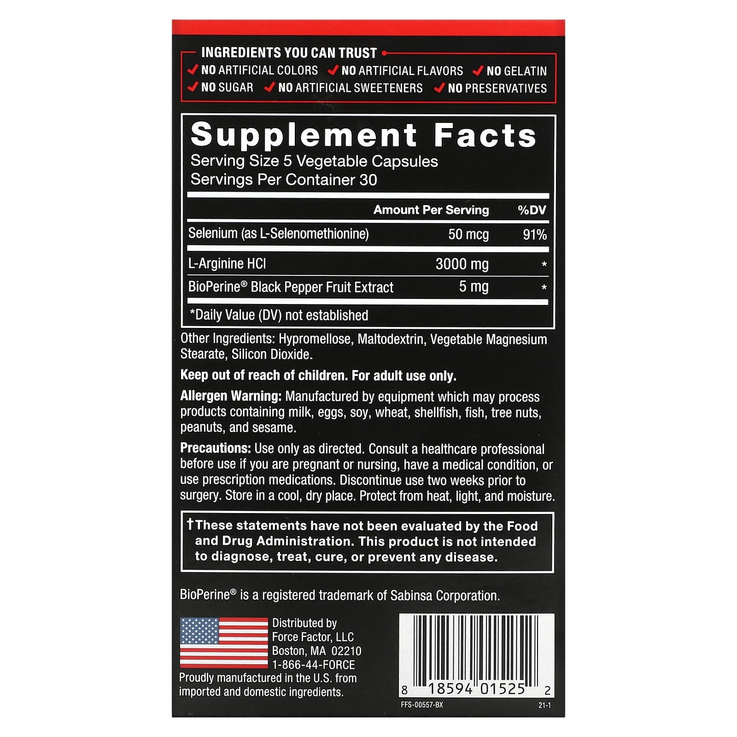 L-Arginine Supplement for Improved Blood Flow and Performance - Image 2