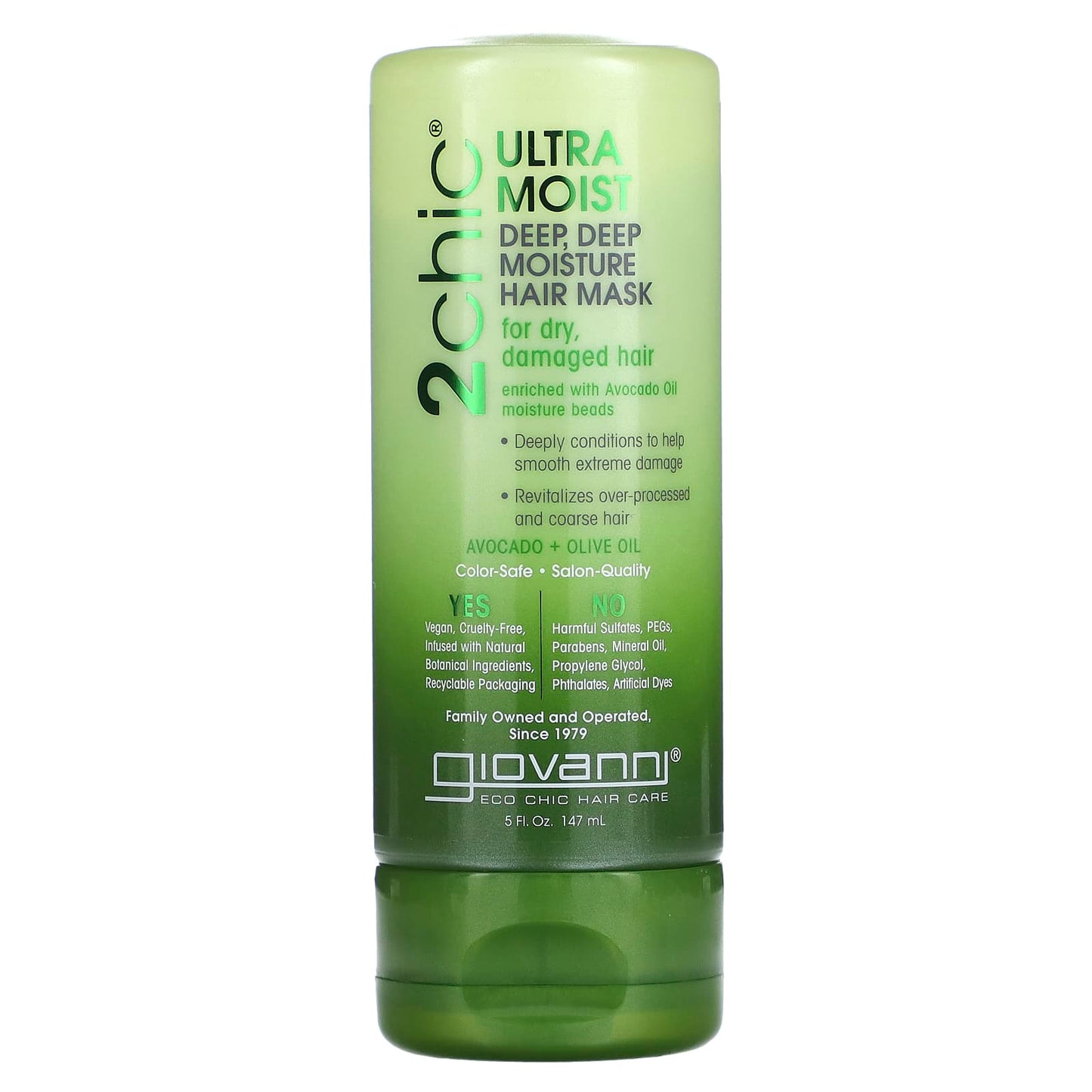Deep Moisture Hair Mask for Dry, Damaged Hair by Giovanni - Image 1
