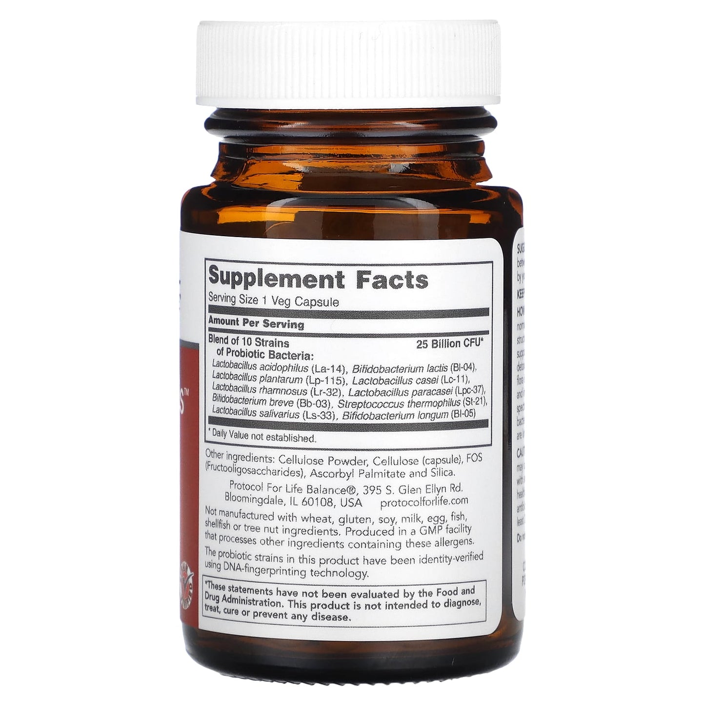 Protocol for Life Balance, ProtoDophilus, 25 Billion, 50 Veg Capsules - Image 2