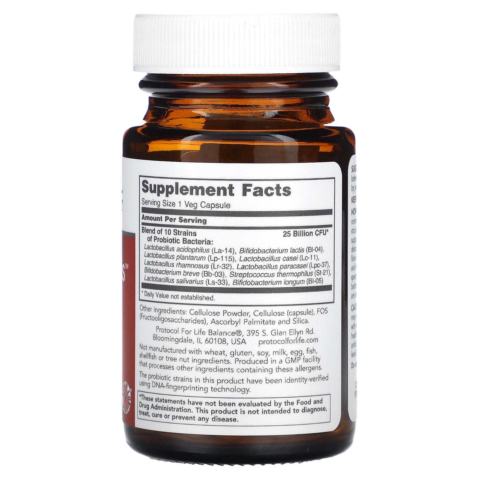 Protocol for Life Balance, ProtoDophilus, 25 Billion, 50 Veg Capsules - Image 2