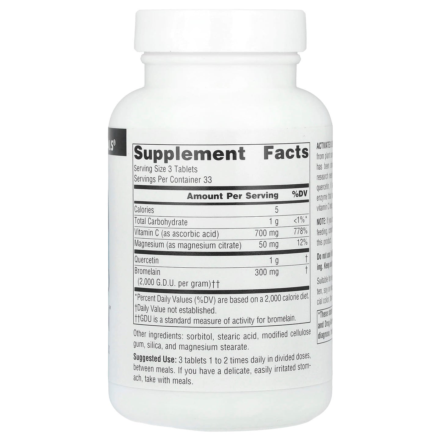 Source Naturals, Activated Quercetin™, Bioflavonoid Complex, 100 Tablets - Image 2
