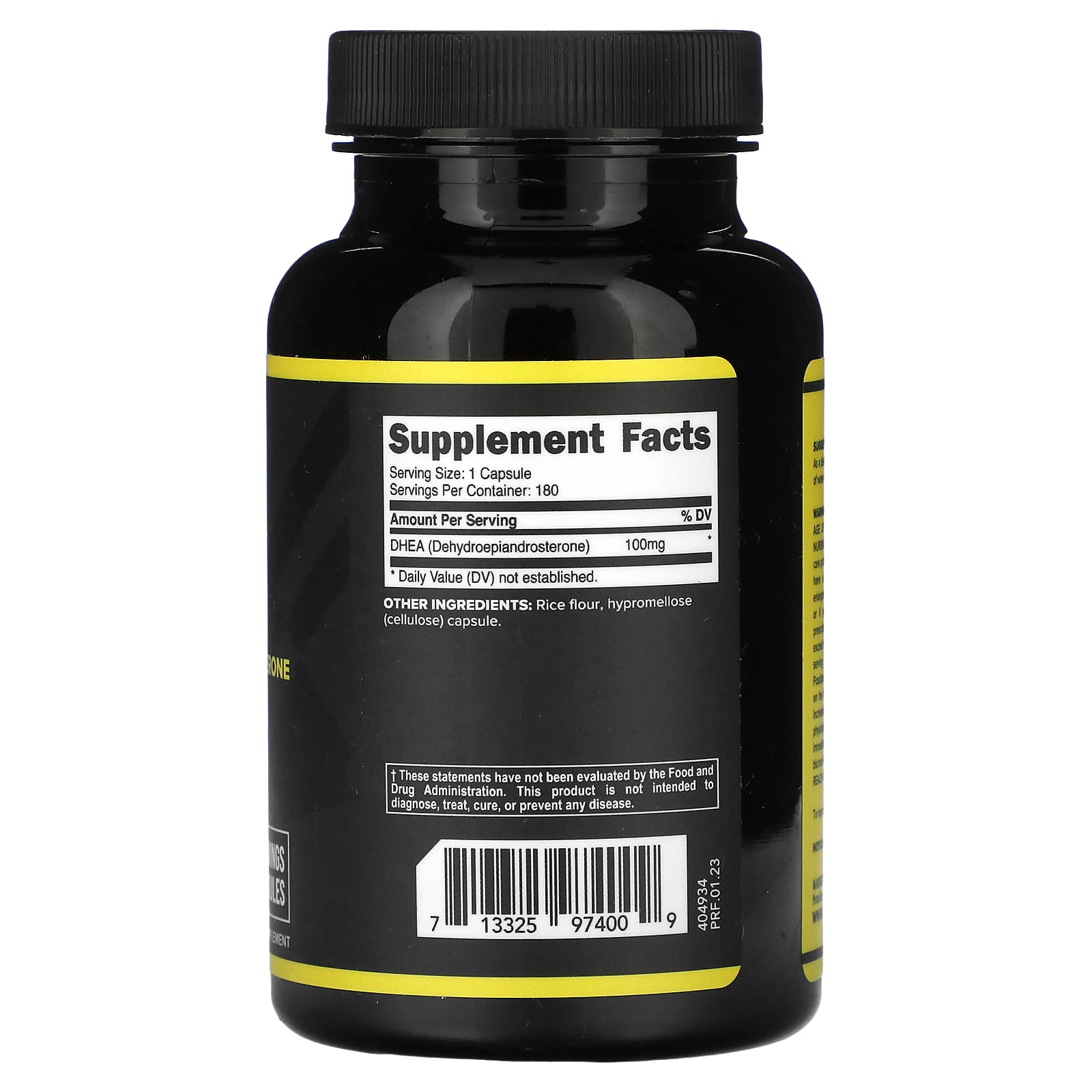 Primaforce, DHEA, 100 mg, 180 Capsules - Image 2