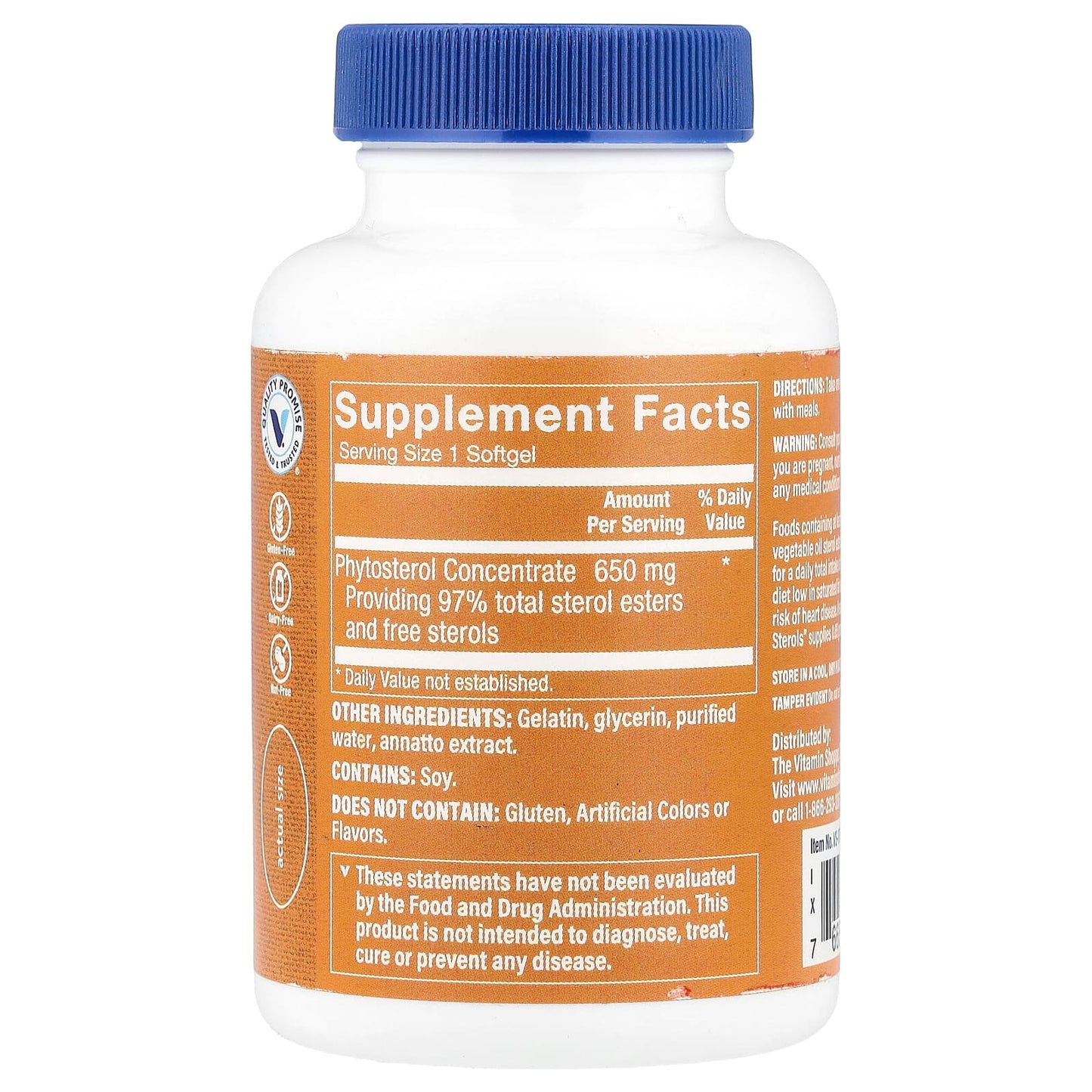 The Vitamin Shoppe, Heart Choice Plant Sterols, 60 Softgels