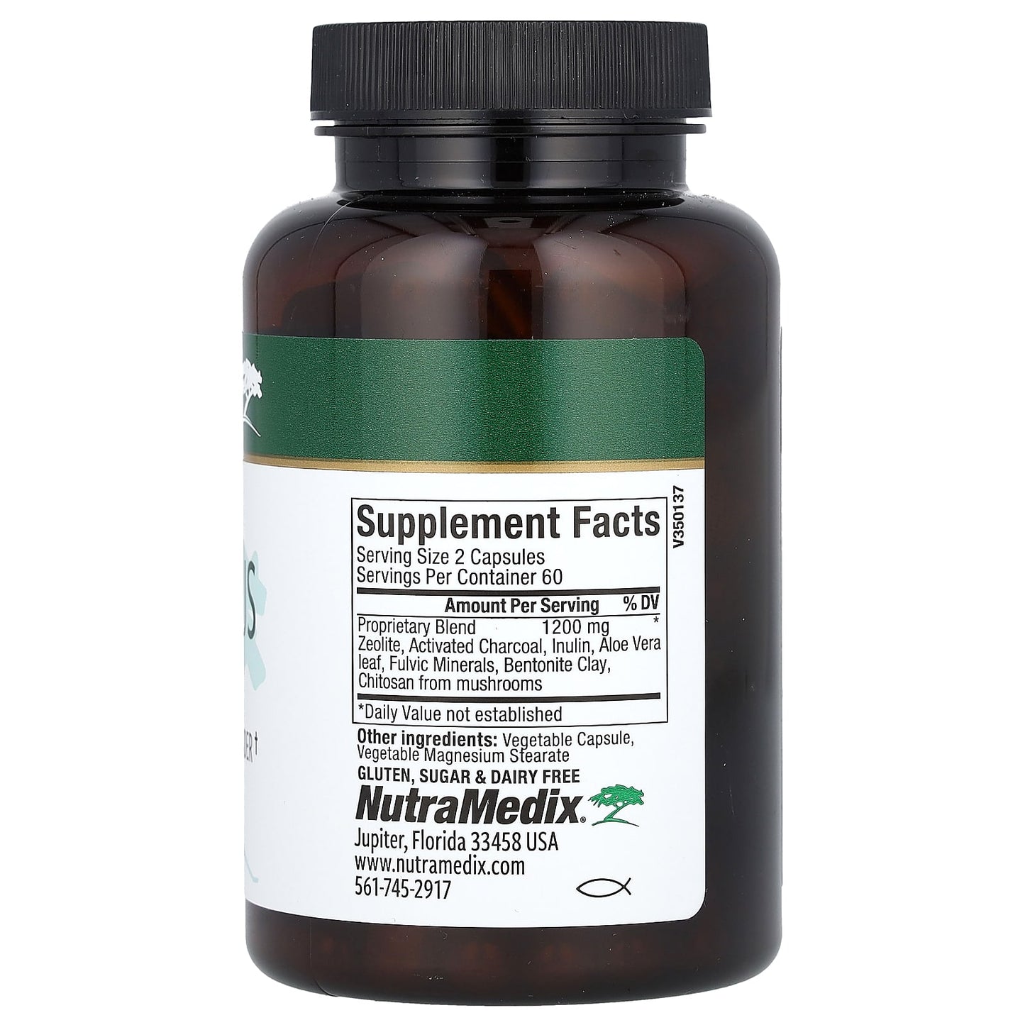 NutraMedix, Binder Plus, 120 Vegetable Capsules - Image 2