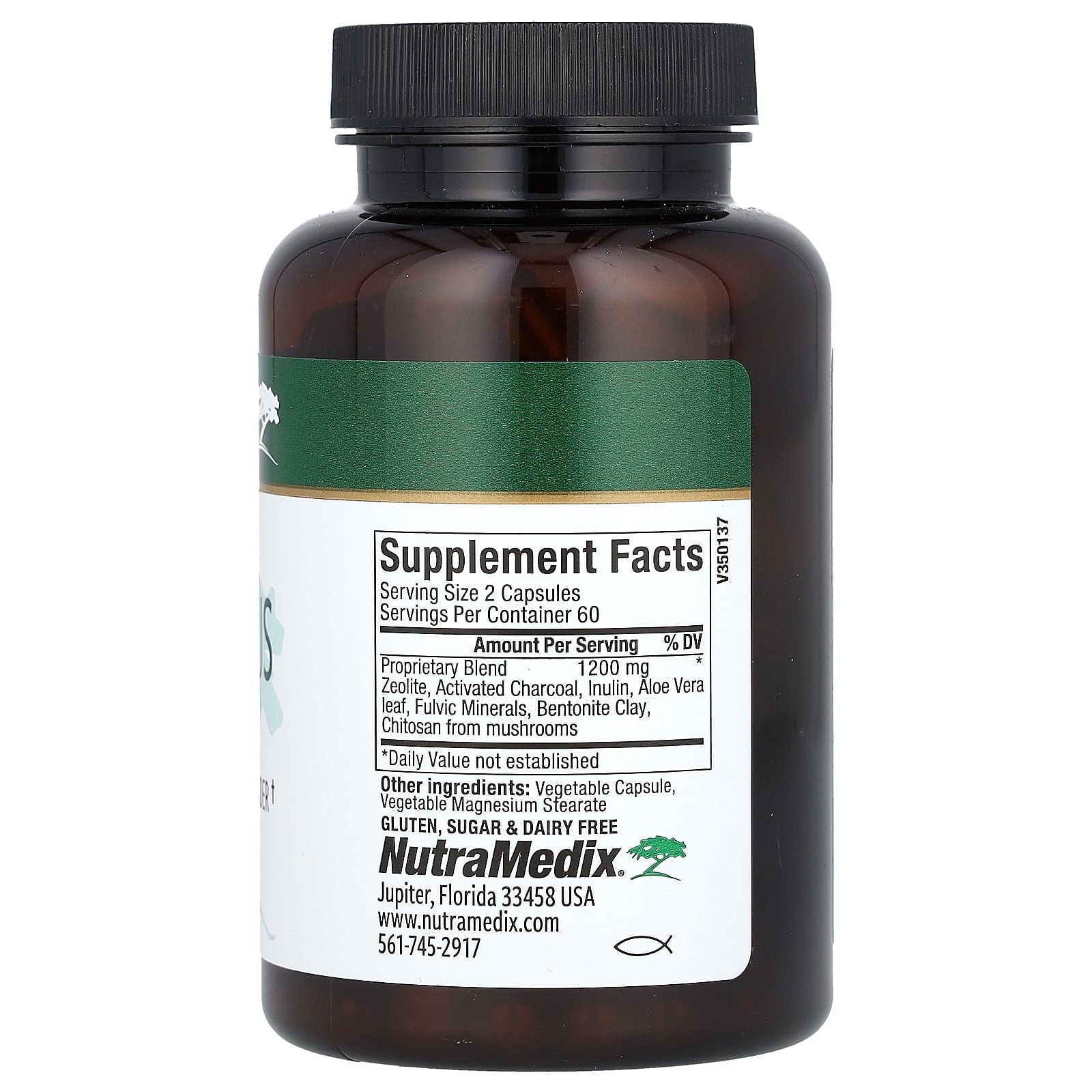 NutraMedix, Binder Plus, 120 Vegetable Capsules - Image 2