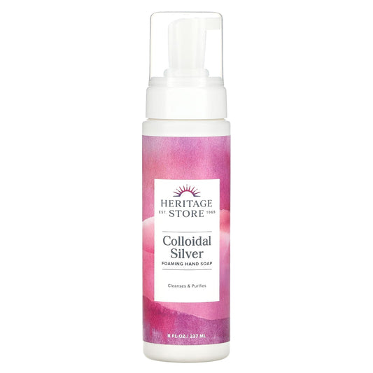 Colloidal Silver Foaming Hand Soap for Clean and Moisturized Skin - Image 1
