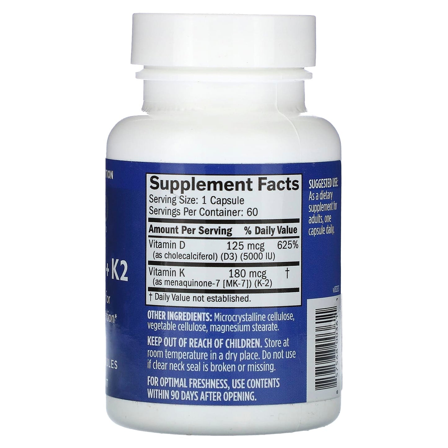 BrainMD Vitamin D3 + K2 for Strong Bones & Cognitive Support - Image 2