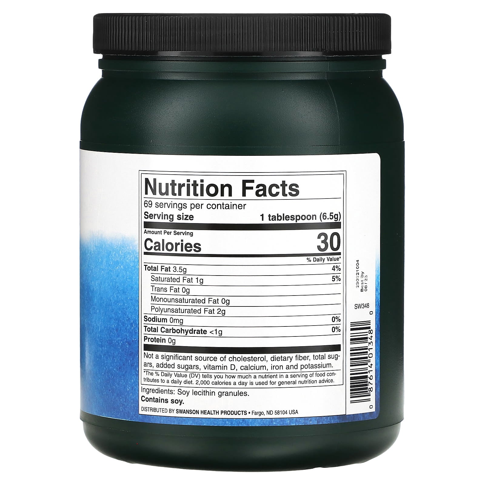 Swanson, Lecithin Granules, 1 lb (454 g) - Image 2