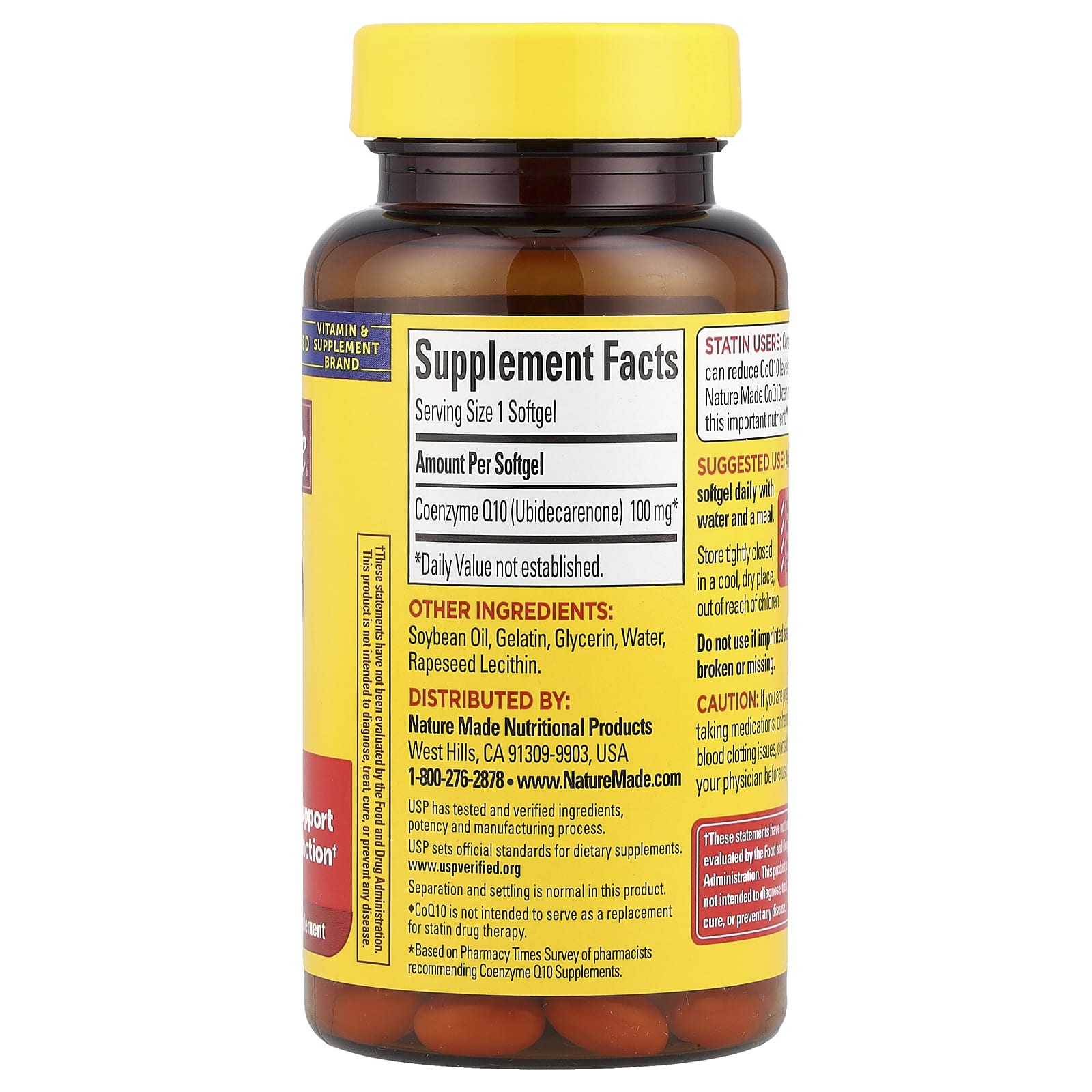 Nature Made, CoQ10 , 100 mg, 40 Softgels