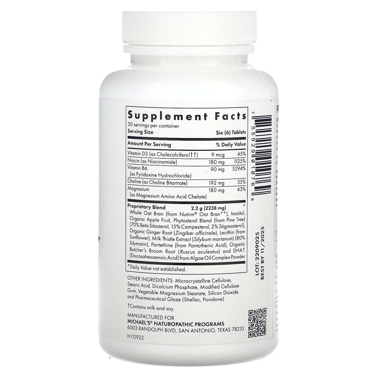 Michael's Health, Cholesterol Metabolism Factors, 180 Tablets - Image 2