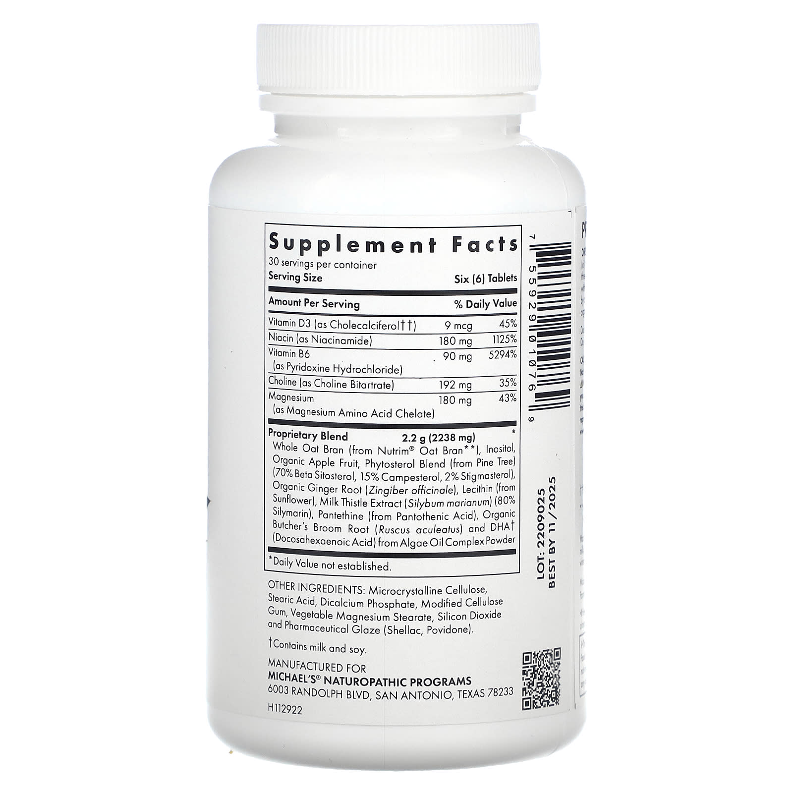 Michael's Health, Cholesterol Metabolism Factors, 180 Tablets - Image 2