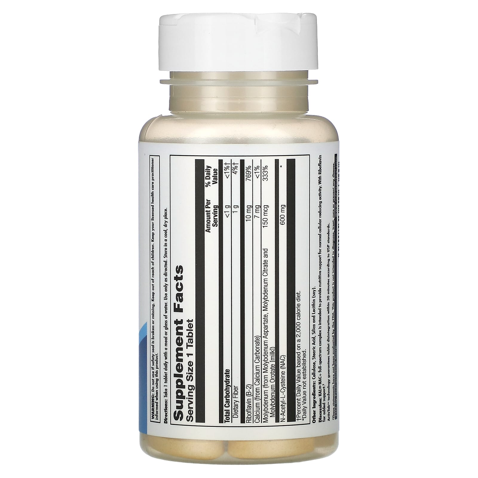 Boost Cellular Health with KAL NAC+ 600mg, Non-GMO Tablets - Image 2