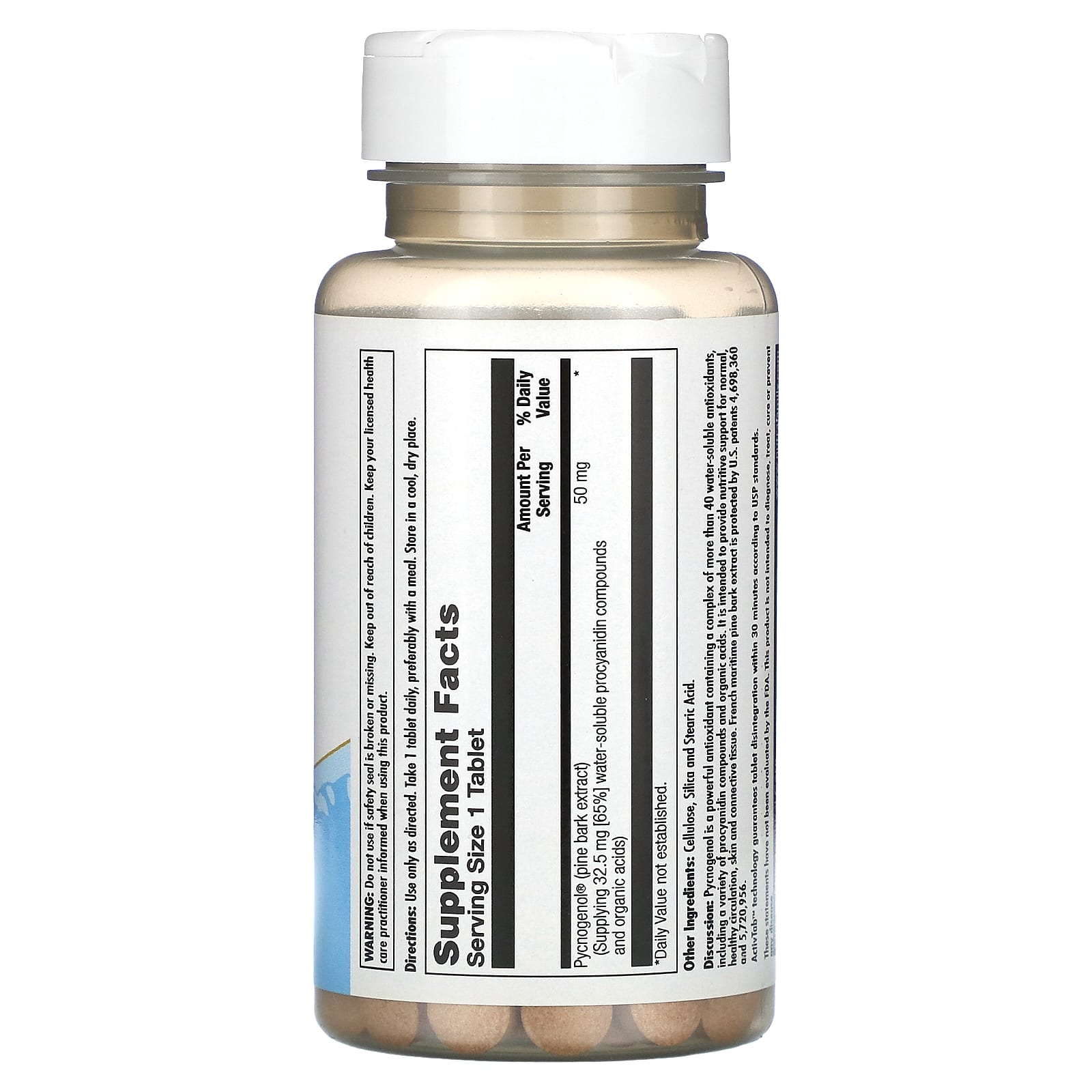 KAL, Pycnogenol, 50 mg, 30 Tablets - Image 2