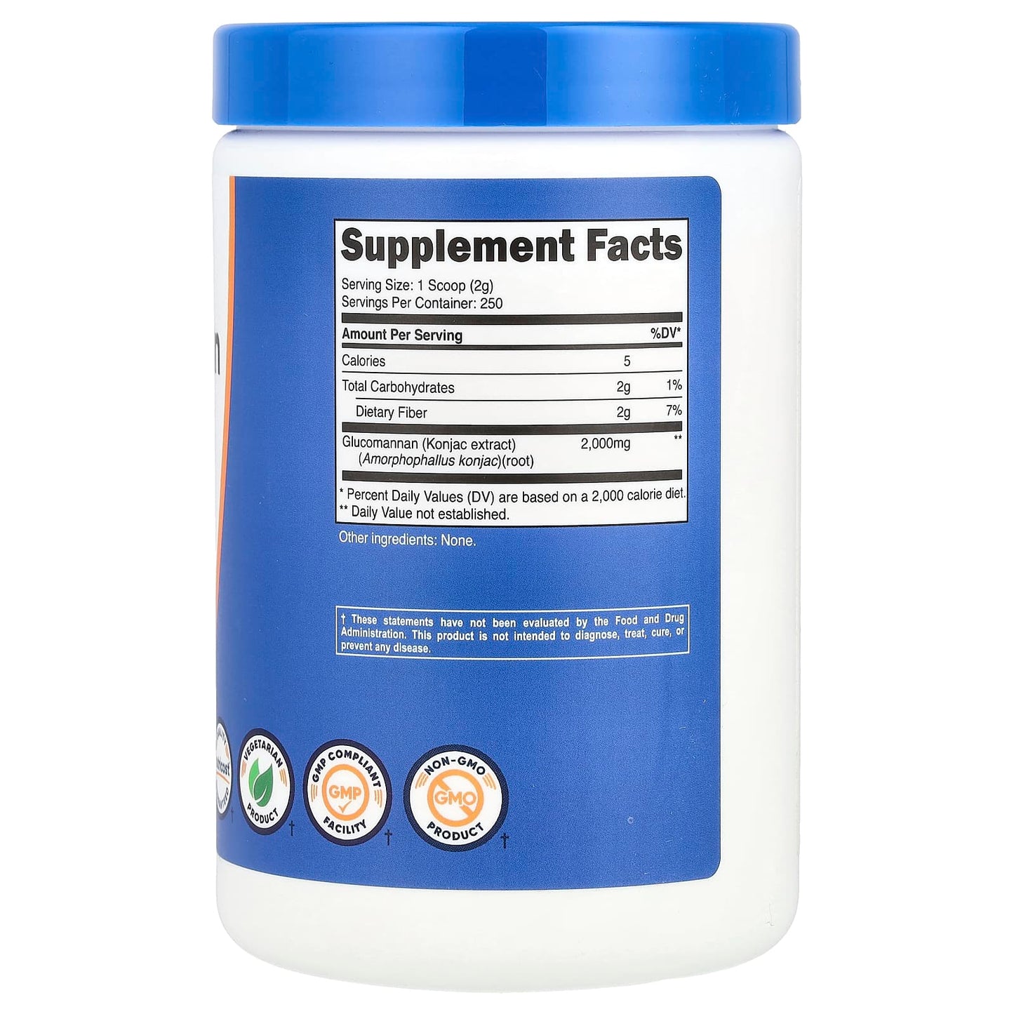 Nutricost, Glucomannan, Unflavored, 17.9 oz (500 g) - Image 2