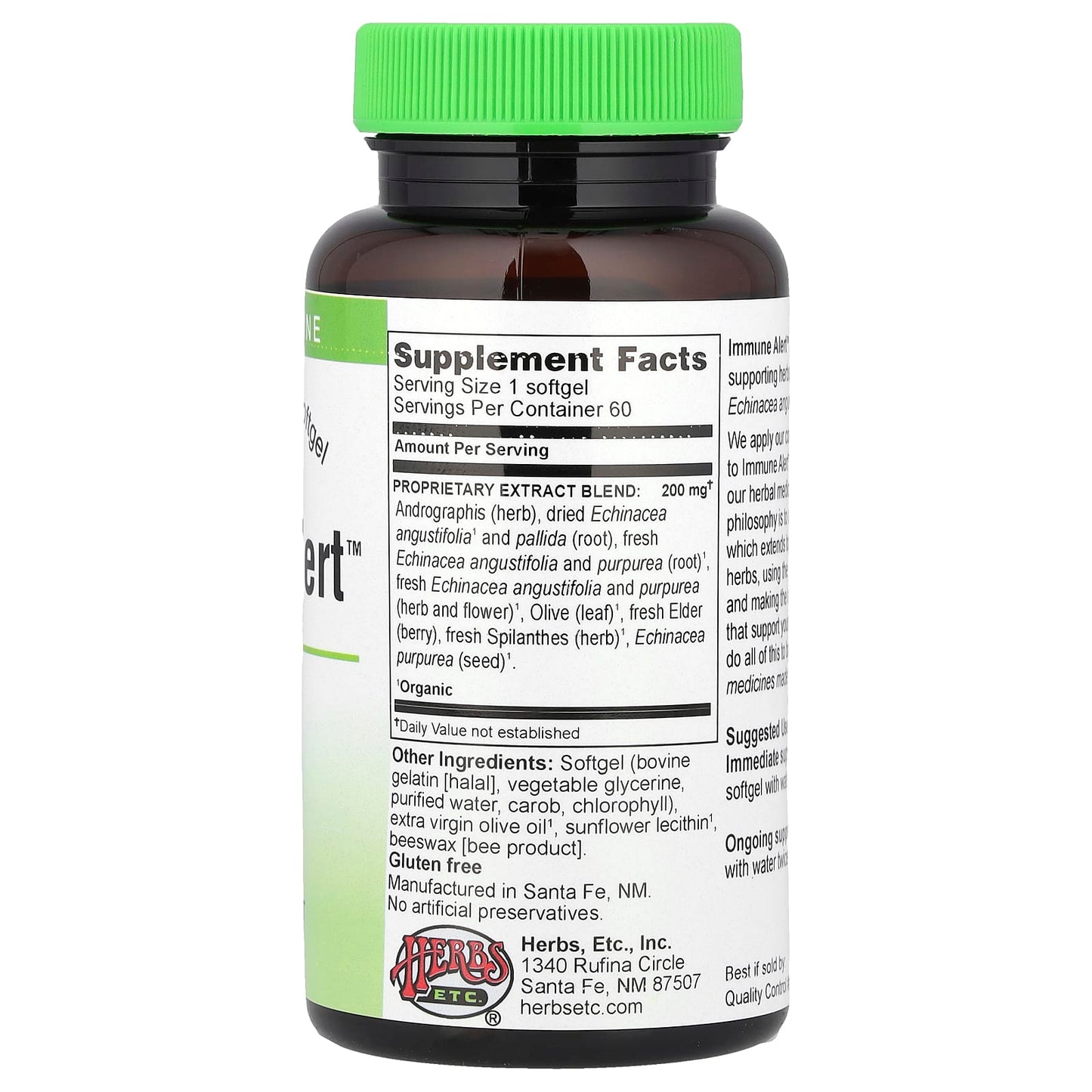 Boost Immune Response with Herbs Etc. Immune Alert Softgels - Image 2
