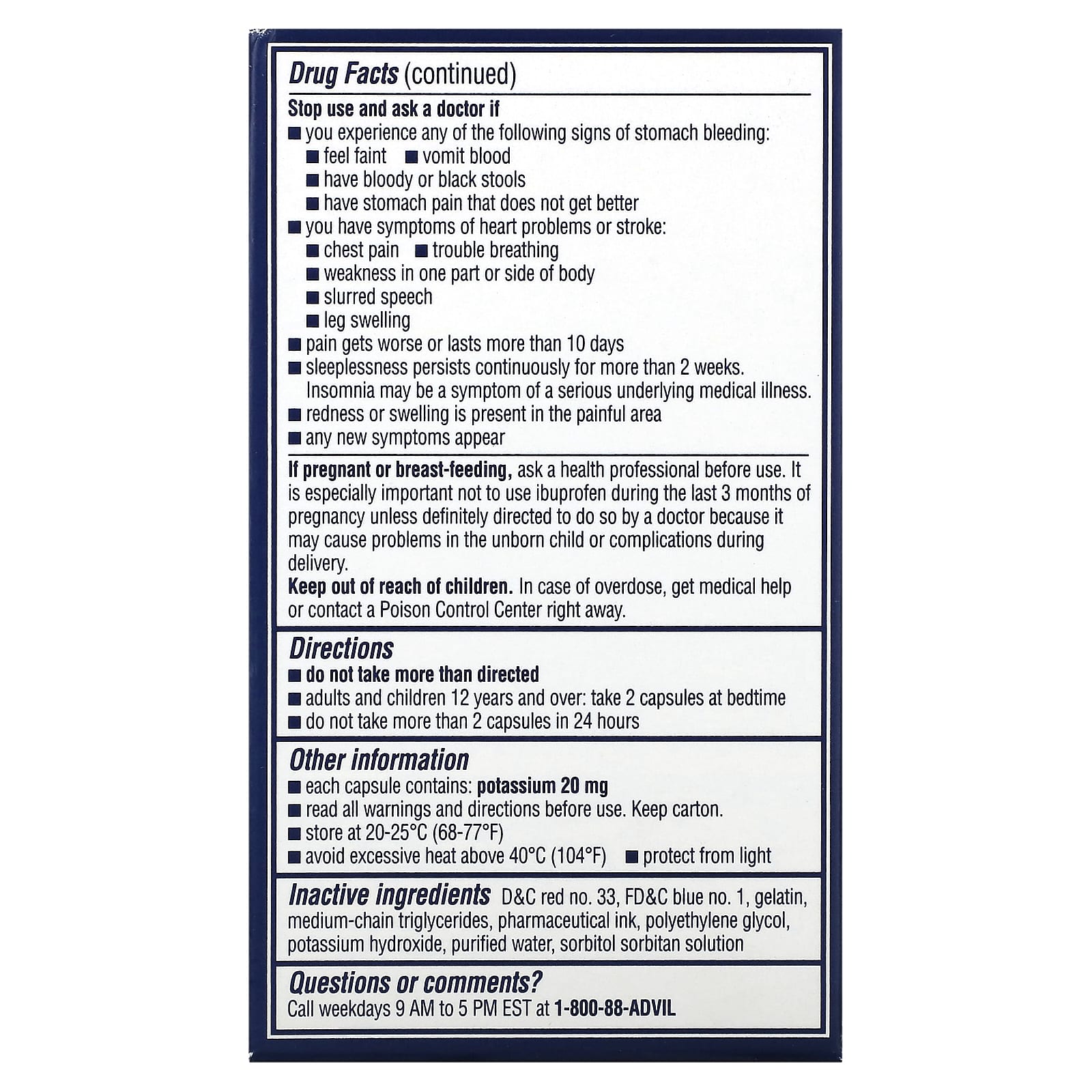 Advil PM Liqui-Gels for Sleepless Nights and Pain Relief - Image 2