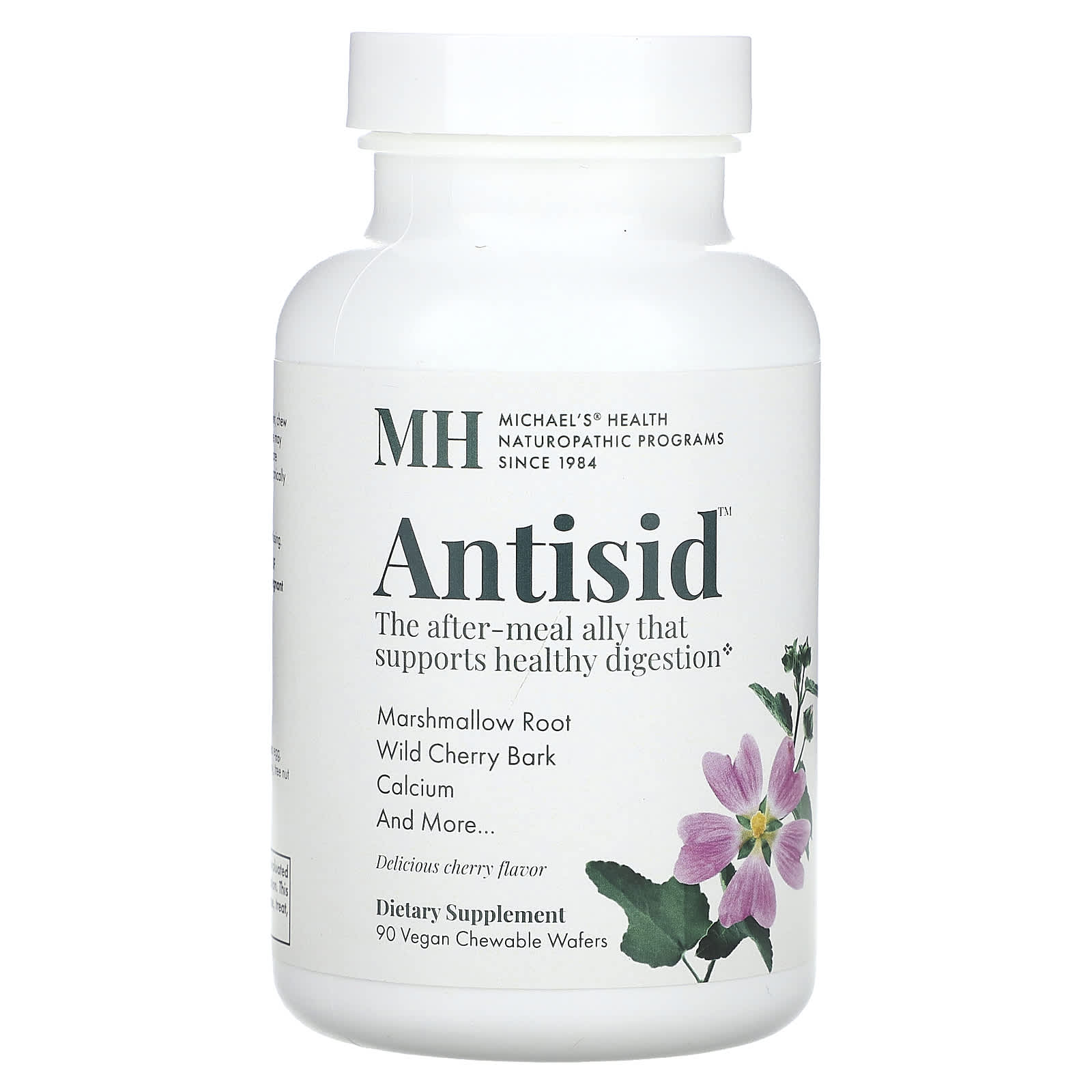 Michael's Health, Antisid, Cherry , 90 Vegan Chewable Wafers - Image 1