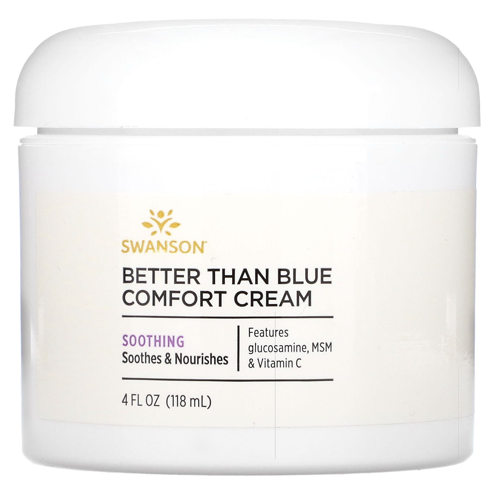 Swanson, Better Than Blue Comfort Cream, 4 fl oz (118 ml) - Image 1