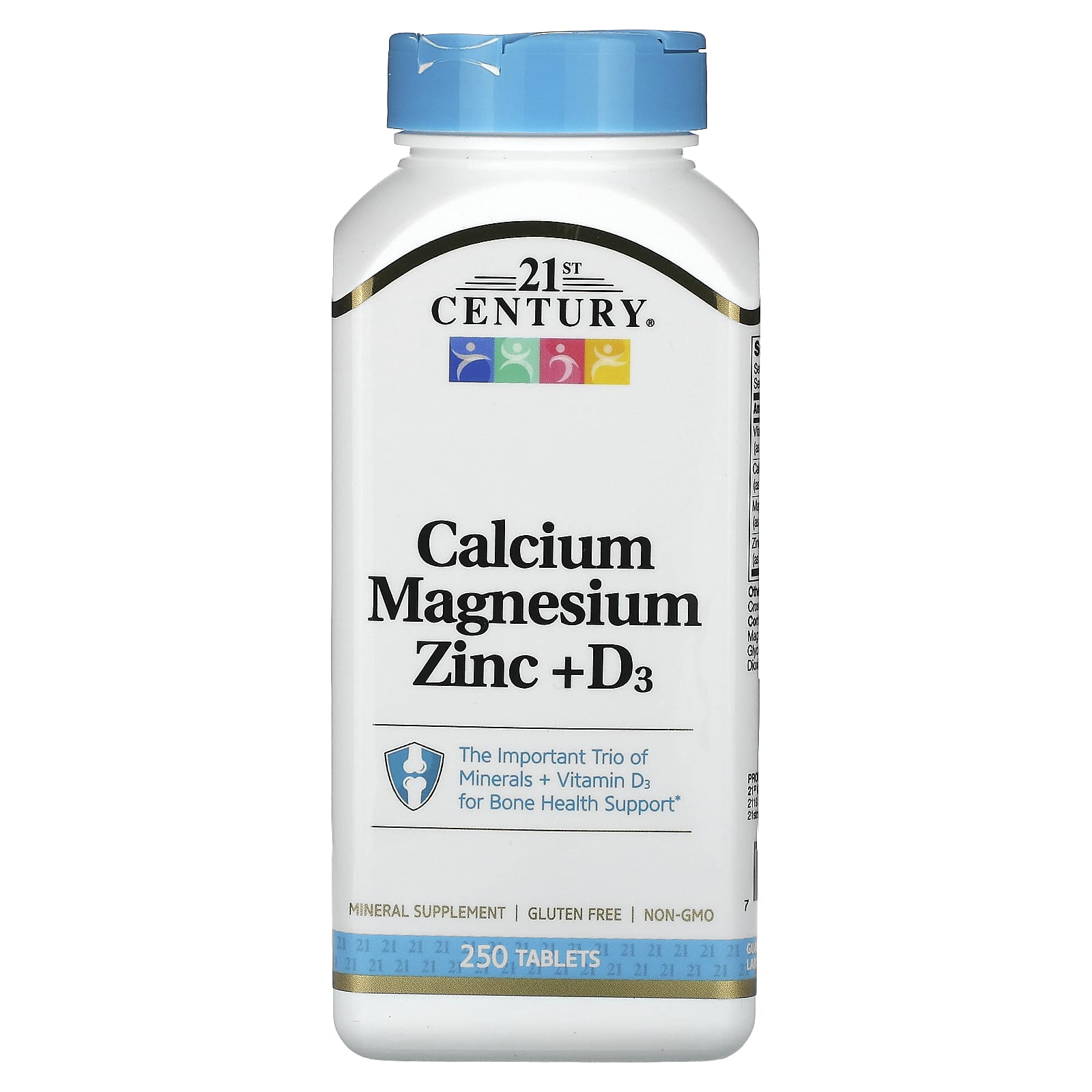 Calcium Magnesium Zinc + D3 Supplement for Bone Health Support - Image 1