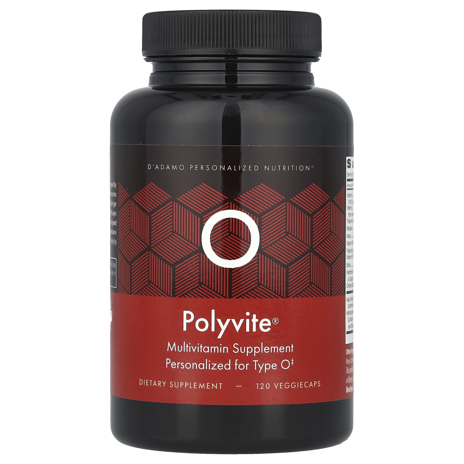 D'adamo Polyvite O Multivitamin Supplement for Type O - Image 1