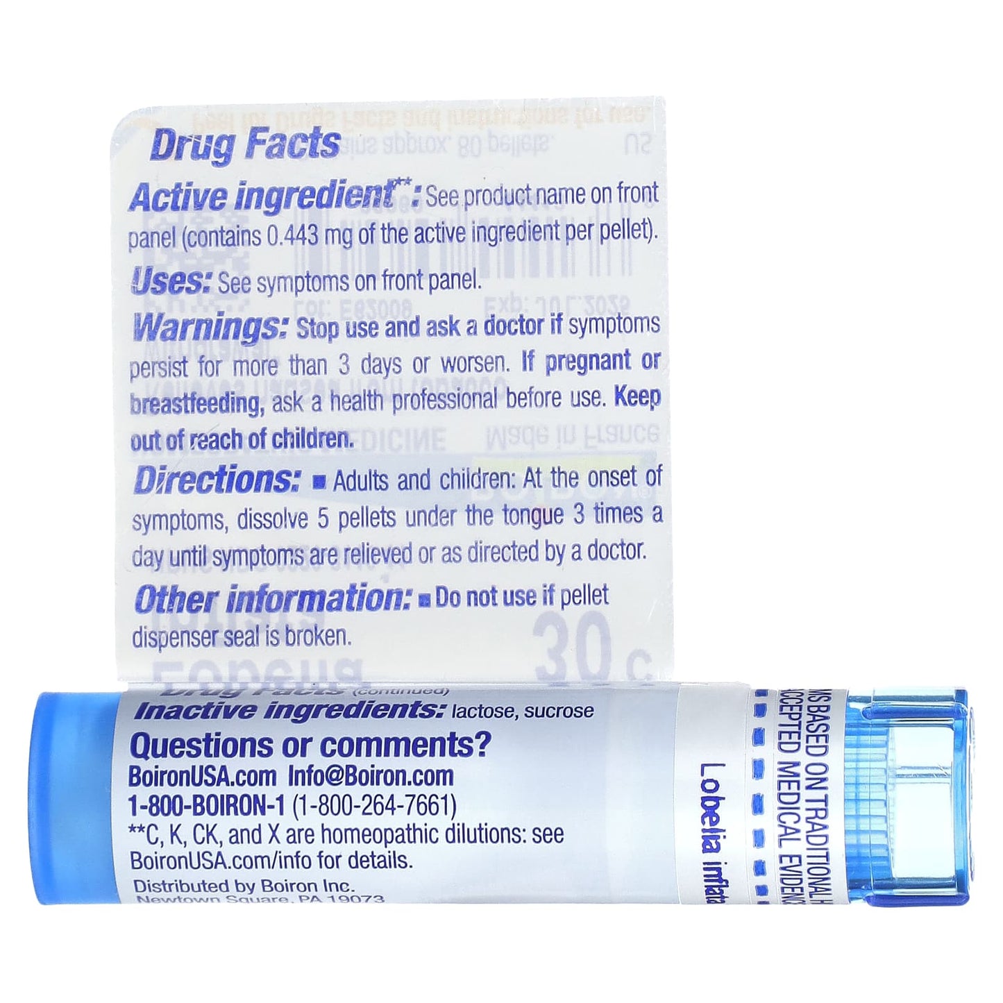 Natural Nausea Relief from Boiron Lobelia Inflata 30C Pellets - Image 2