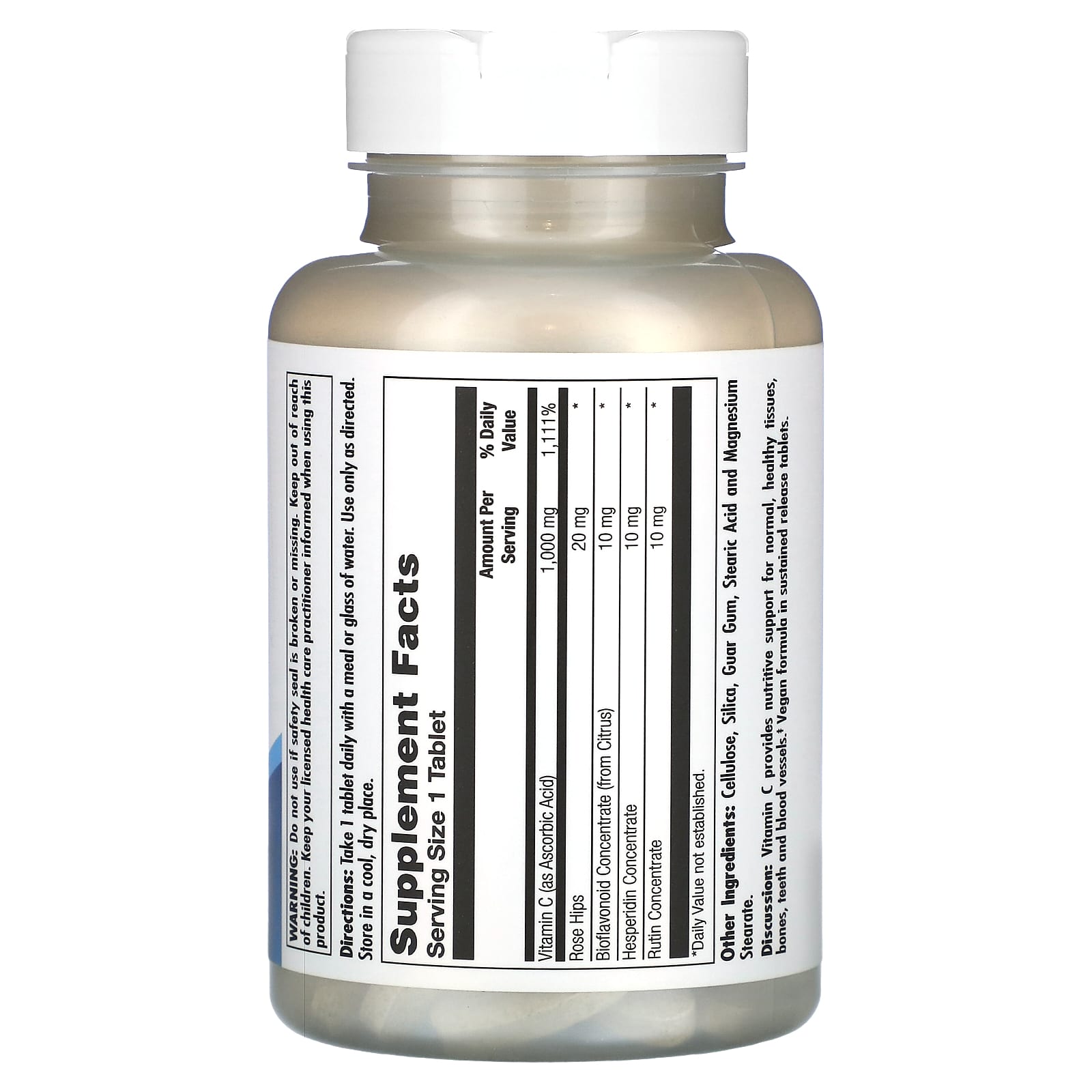 KAL, C 1000+ Sustainable Release, 100 Tablets - Image 2