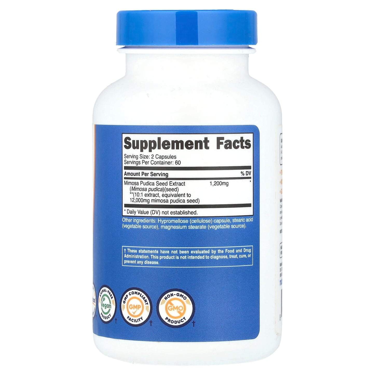 Nutricost, Mimosa Pudica Seed, 120 Capsules (6,000 mg per Capsule) - Image 2