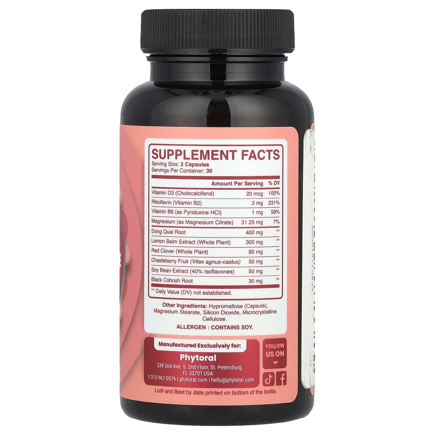 Phytoral, Menopause Support, 60 Capsules - Image 2