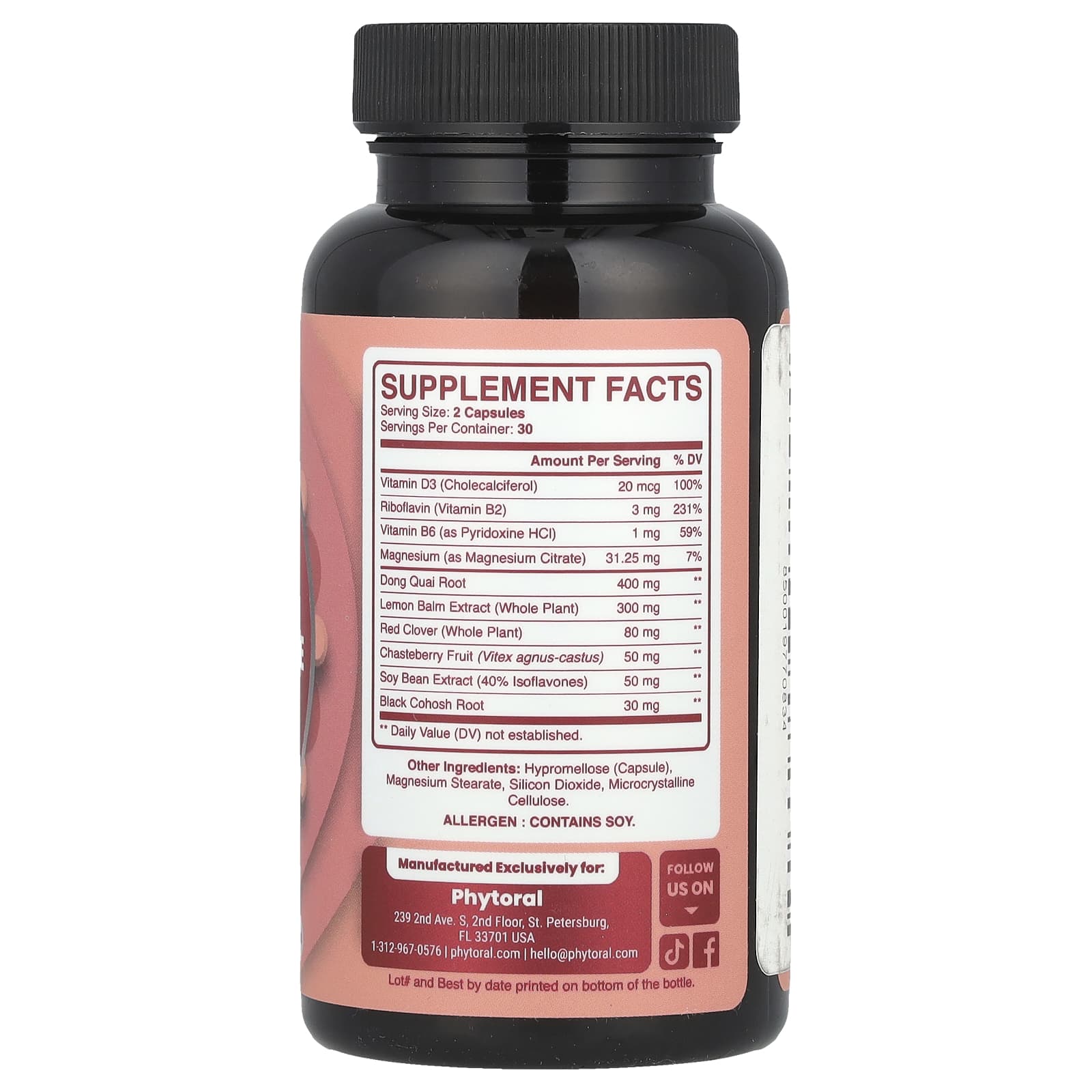 Phytoral, Menopause Support, 60 Capsules - Image 2
